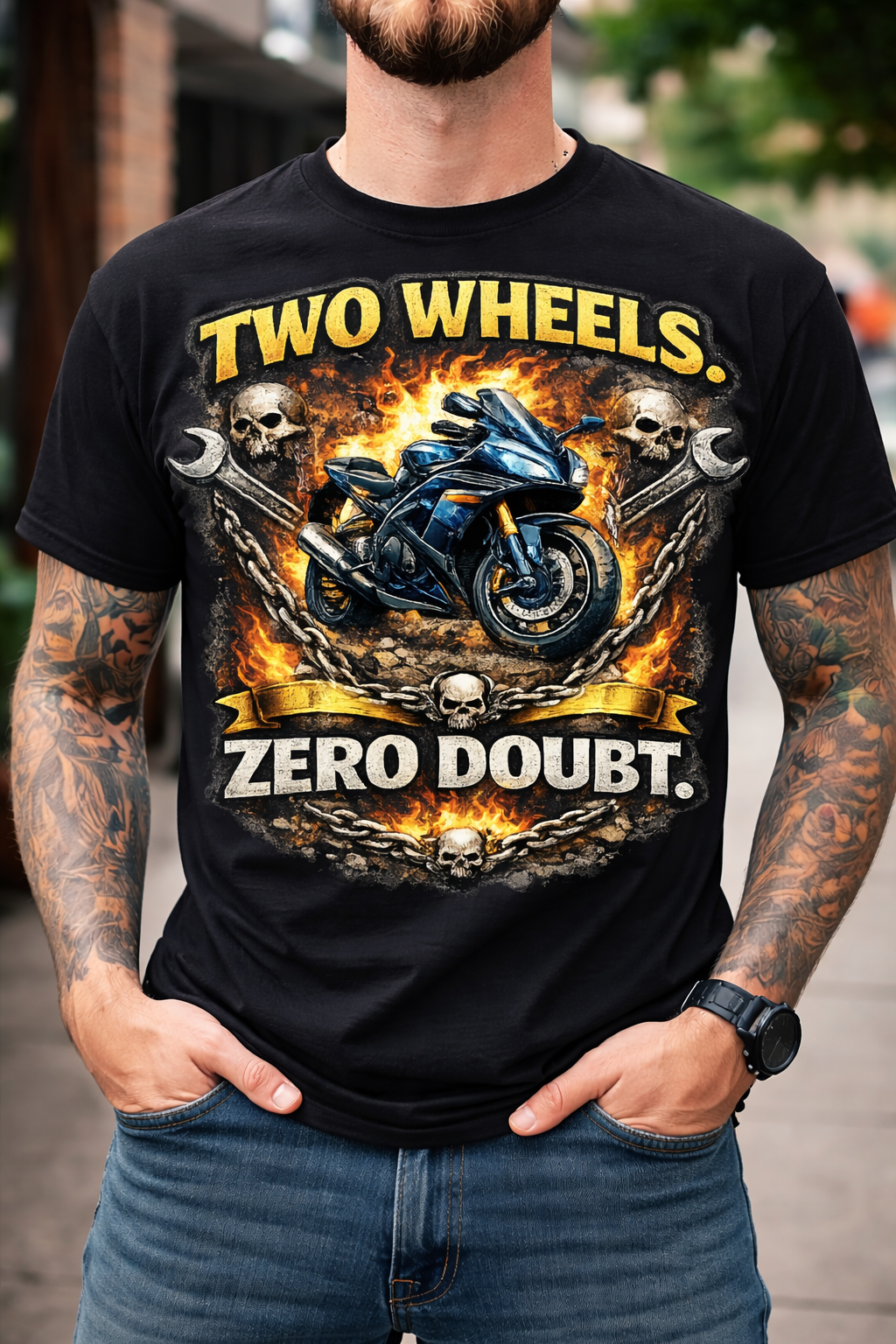 Two Wheels. Zero Doubt. Rider