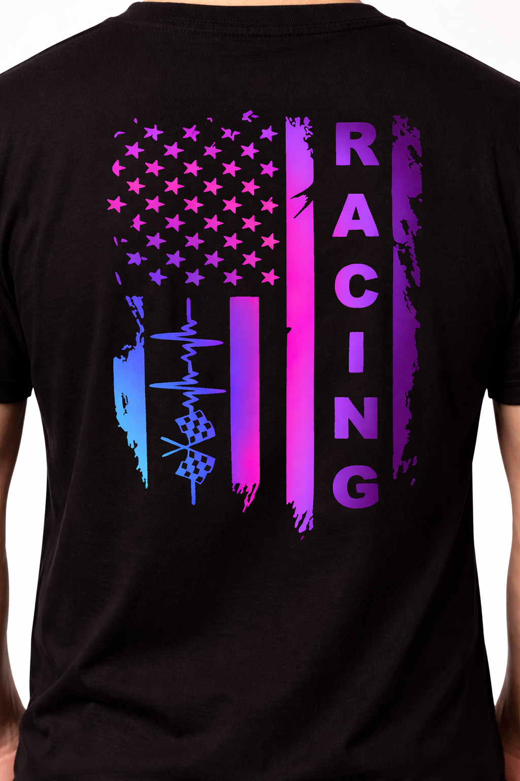 Racing Flag – Neon Fade Edition