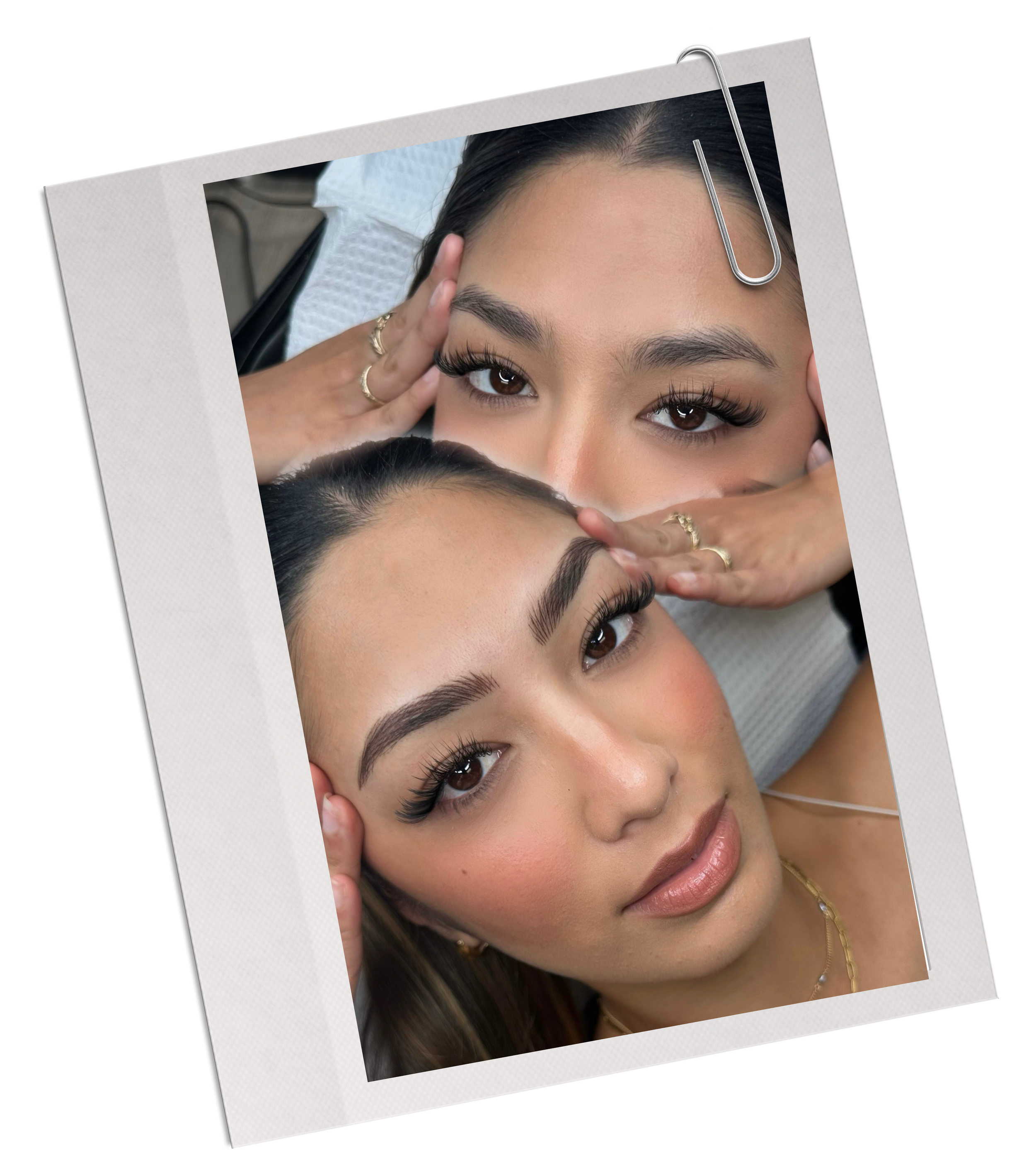 Brow mapping tools for nano brow permanent makeup in Oahu.