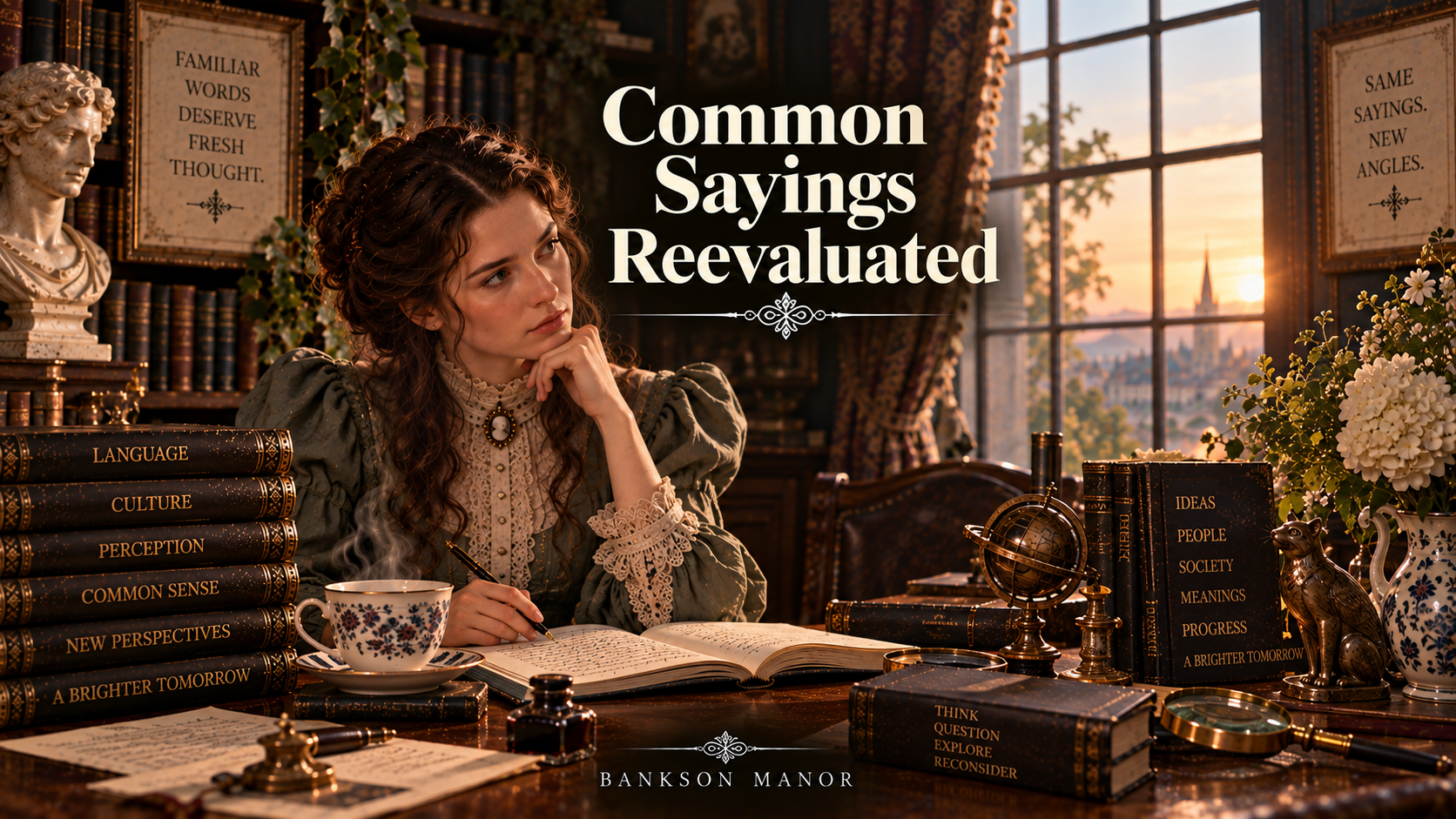 Common Sayings Reevaluated — Bankson Manor YouTube Thumbnail
