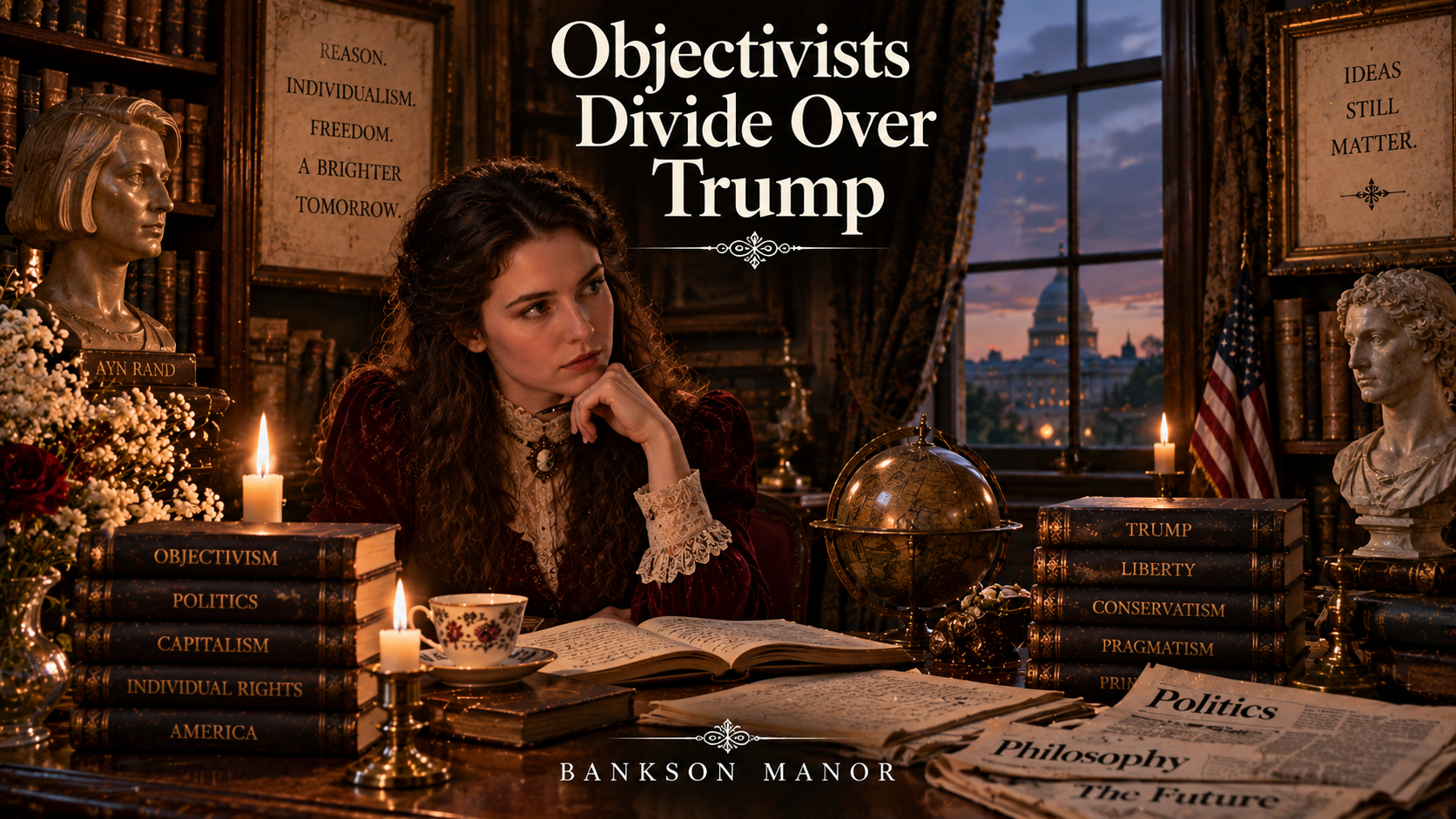 Objectivists Divide Over Trump — Bankson Manor YouTube Thumbnail