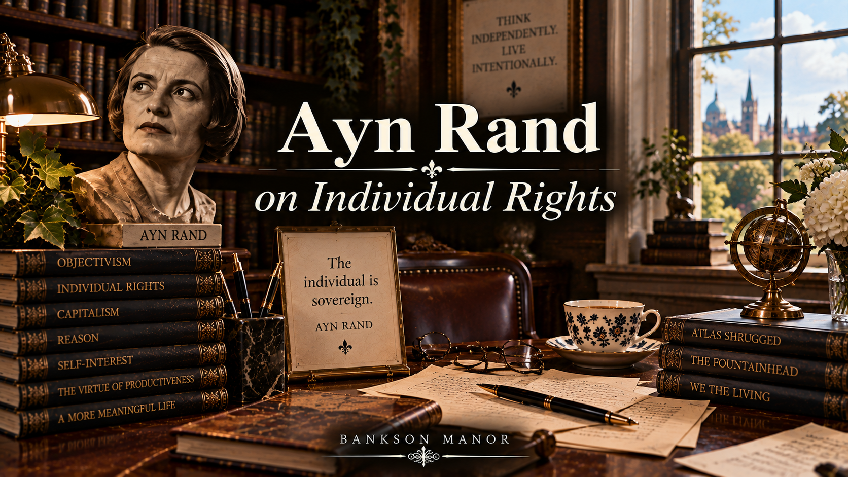 Ayn Rand on Individual Rights — Bankson Manor YouTube Thumbnail