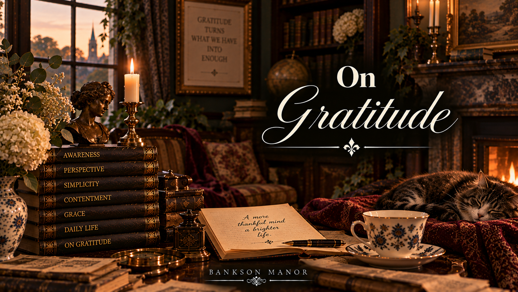 On Gratitude and Attention to Detail Using a Writer’s Microscope — Bankson Manor YouTube Thumbnail