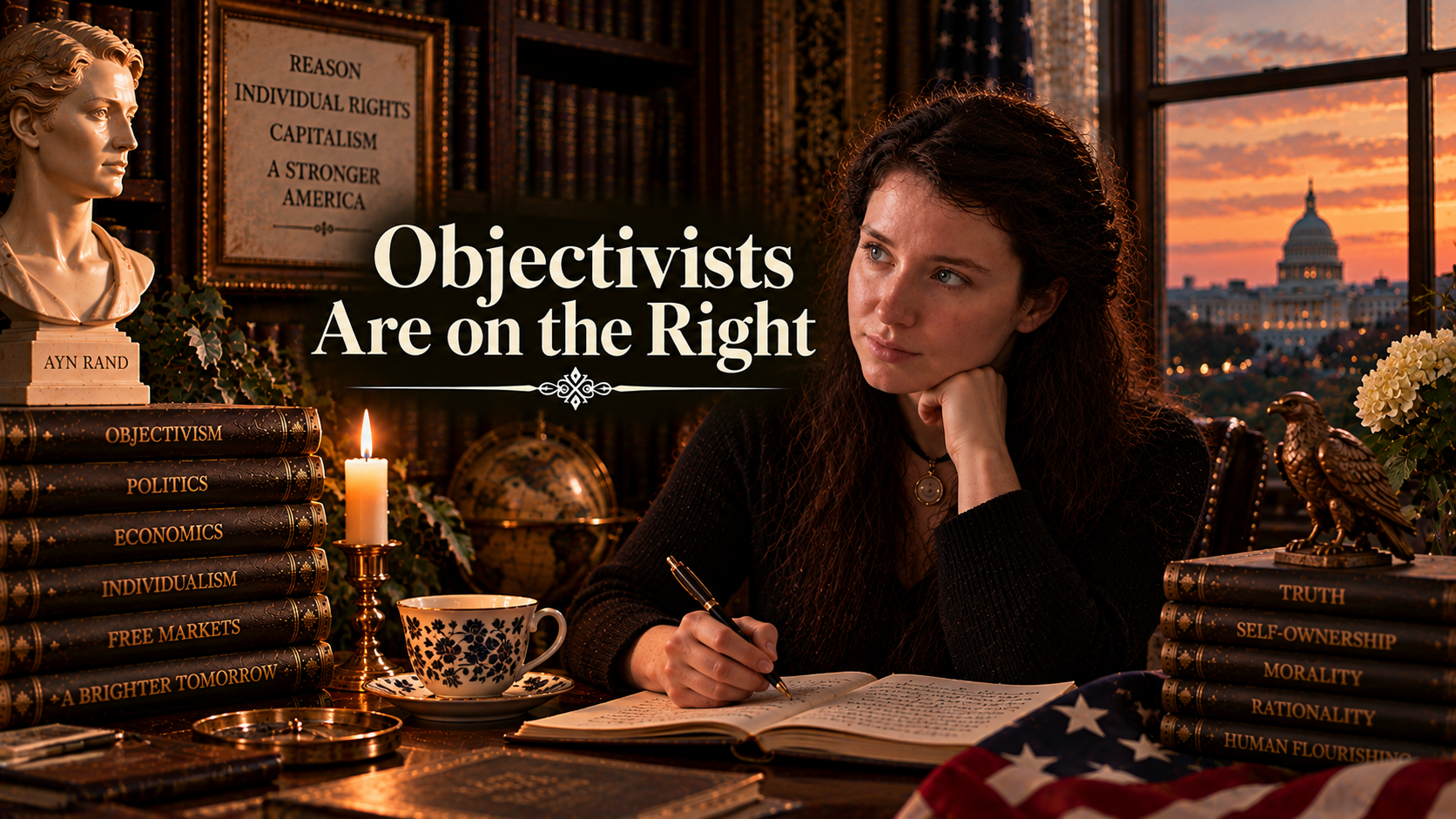 Objectivists Are on the Right — Bankson Manor YouTube Thumbnail