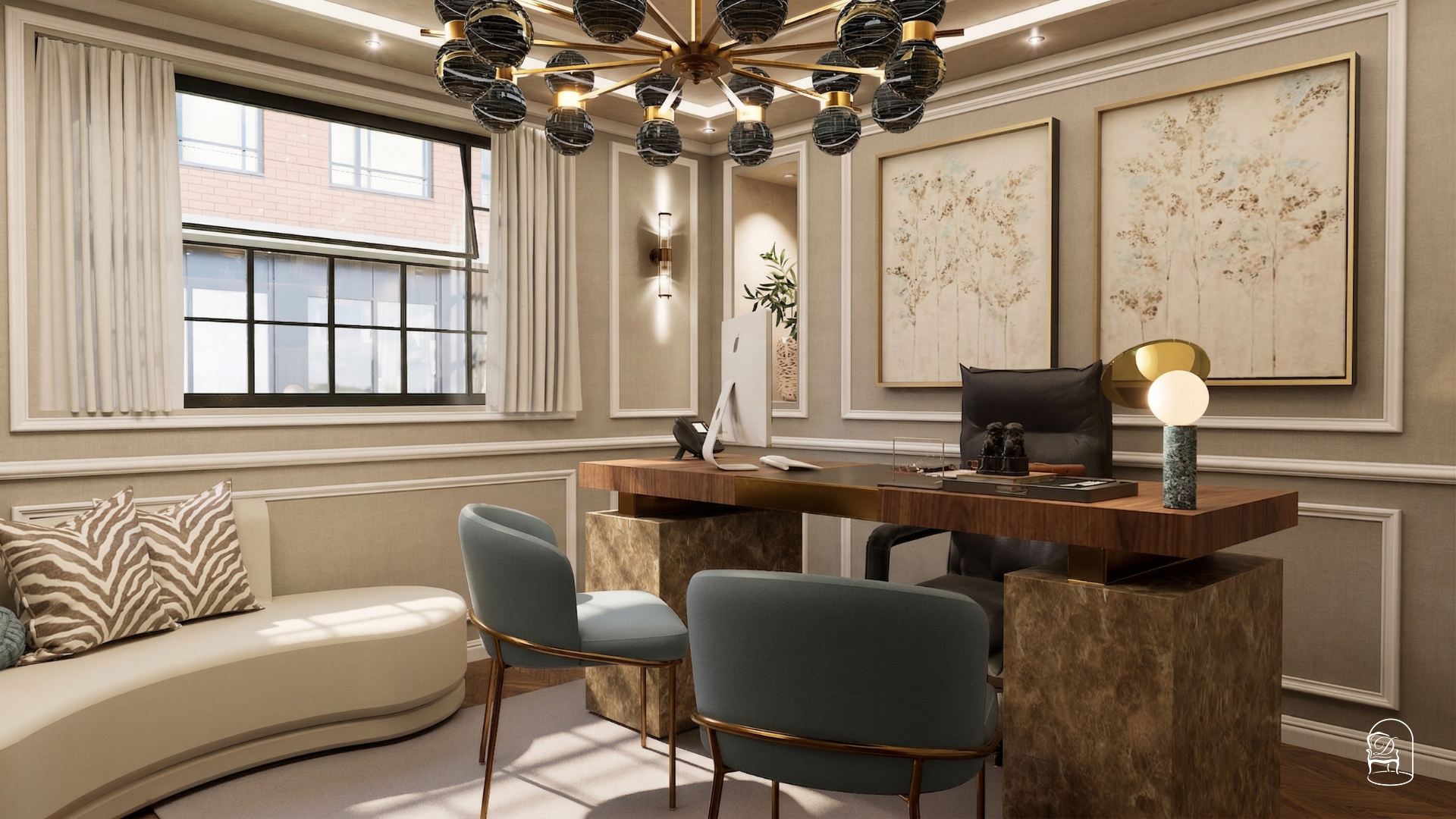 Executive Office Concept - Where Elegance Meets Functionality