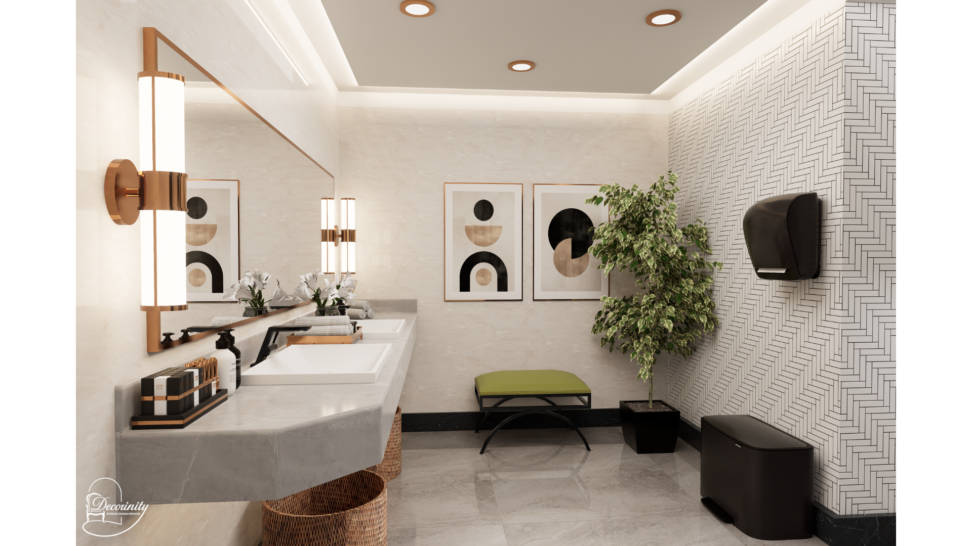 Luxury Commercial Bathroom Design