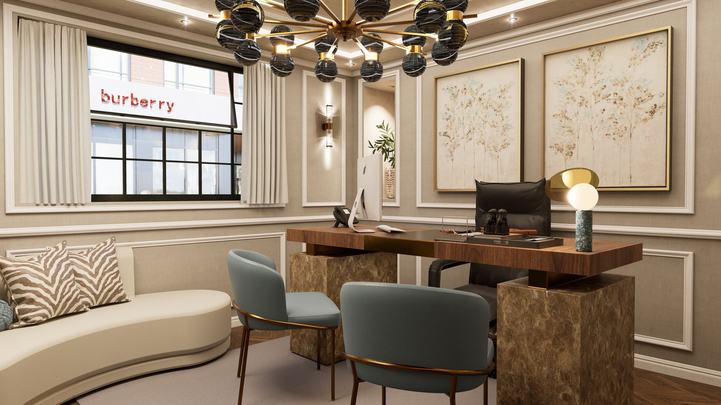 Executive Office Concept - Where Elegance Meets Functionality