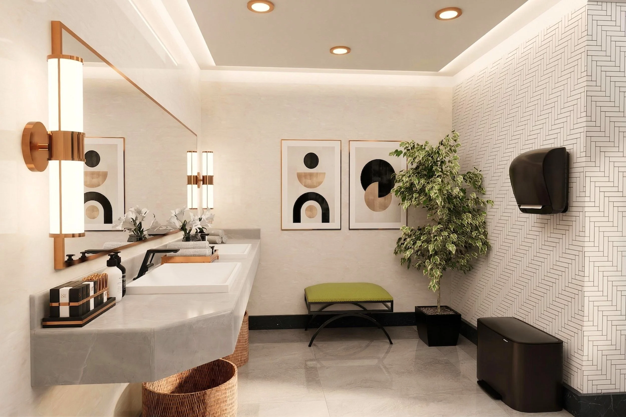 Luxury Commercial Bathroom Design