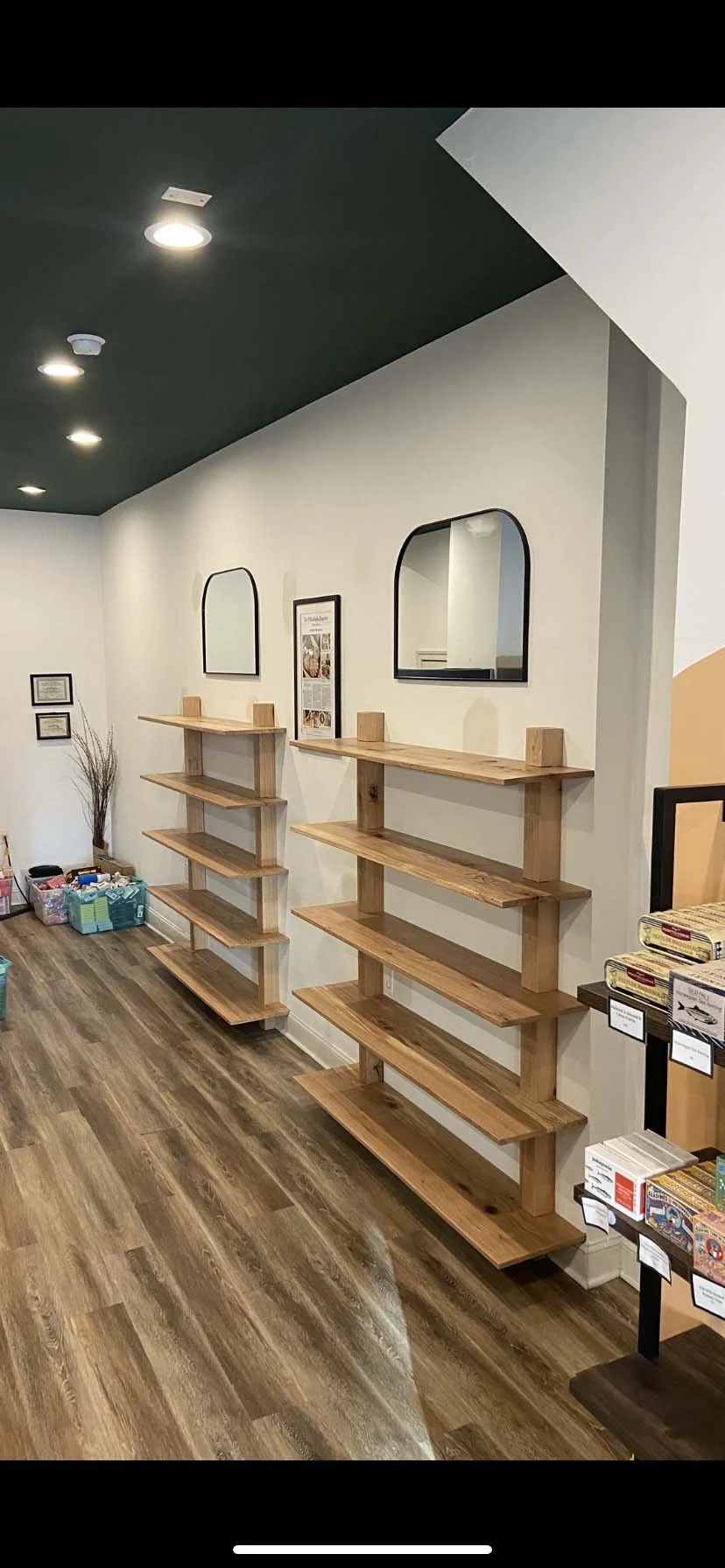 Biederman's Philly Custom Shelving Unit