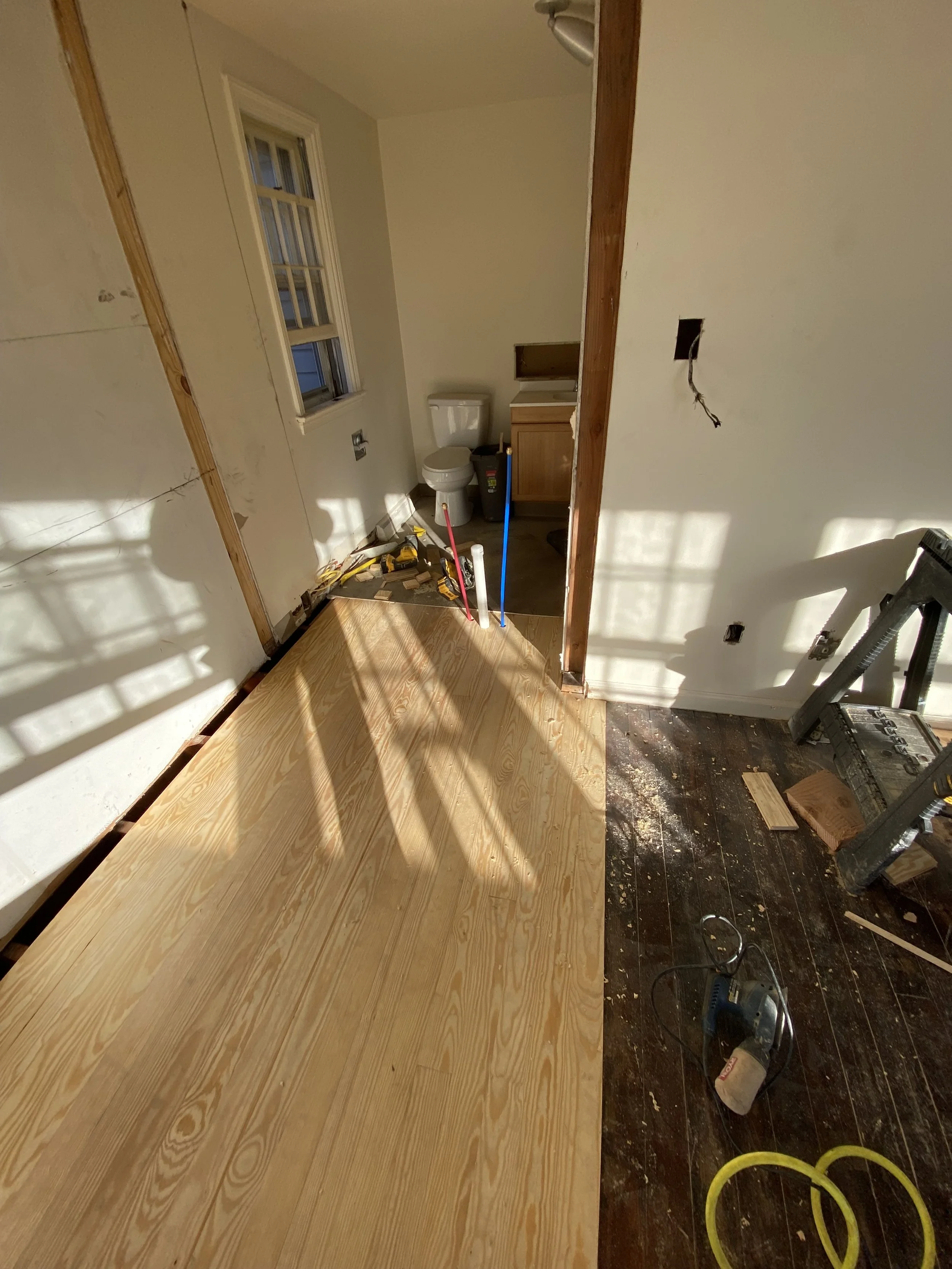 During - Hardwood Installation