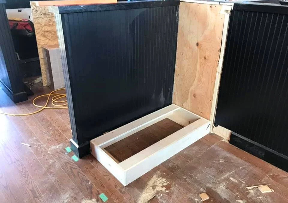 Retro-fitted booth for commercial client.