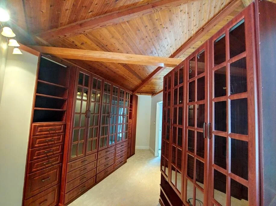 Refurbished wardrobe.