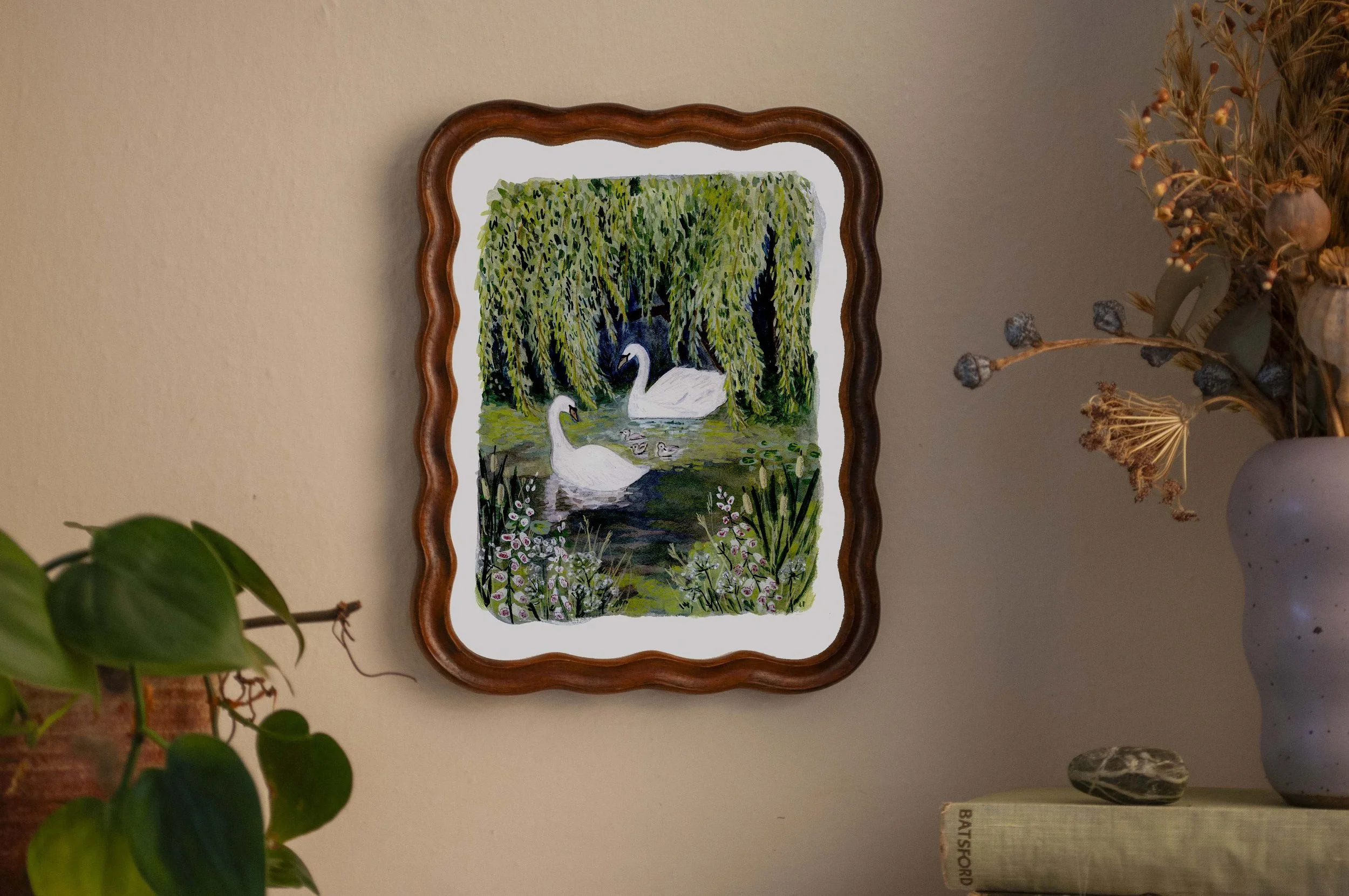 Tranquil Swans Print