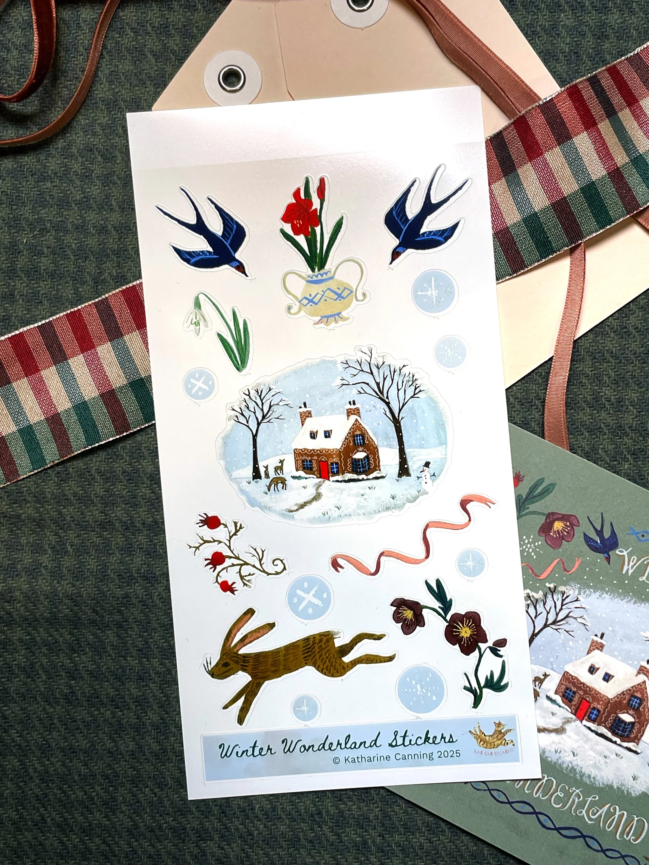 Holiday Themed Sticker Sheets