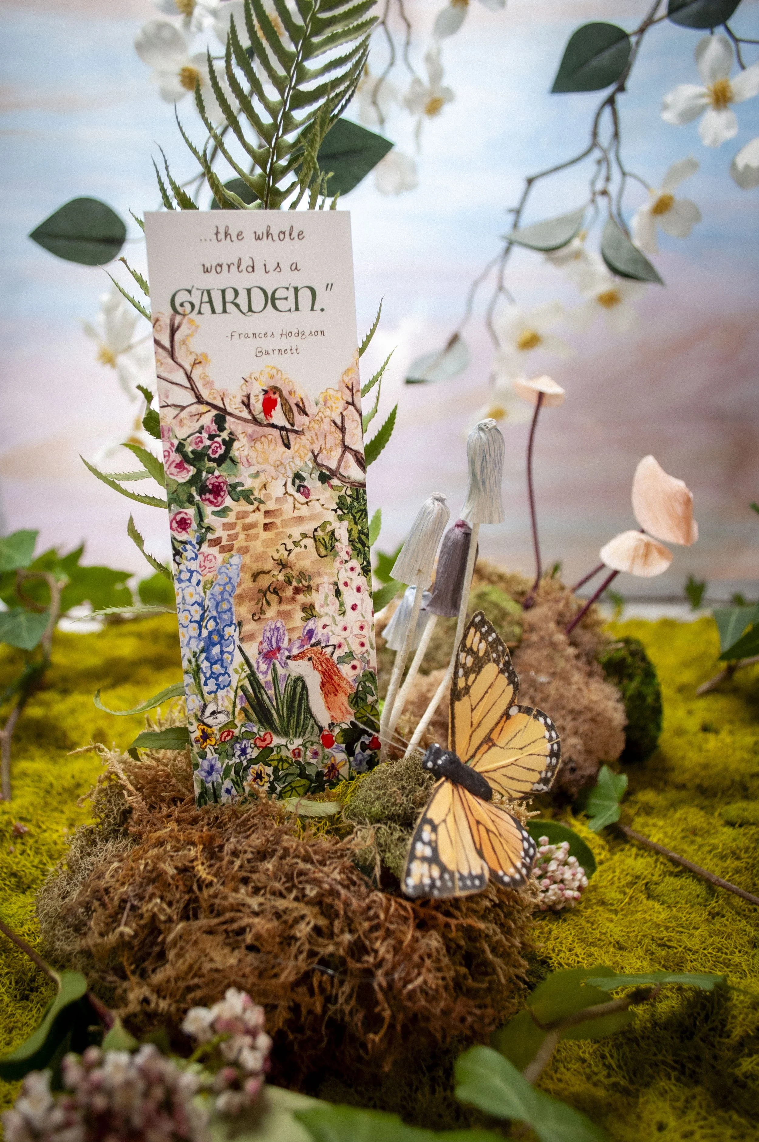 Secret Garden Bookmark