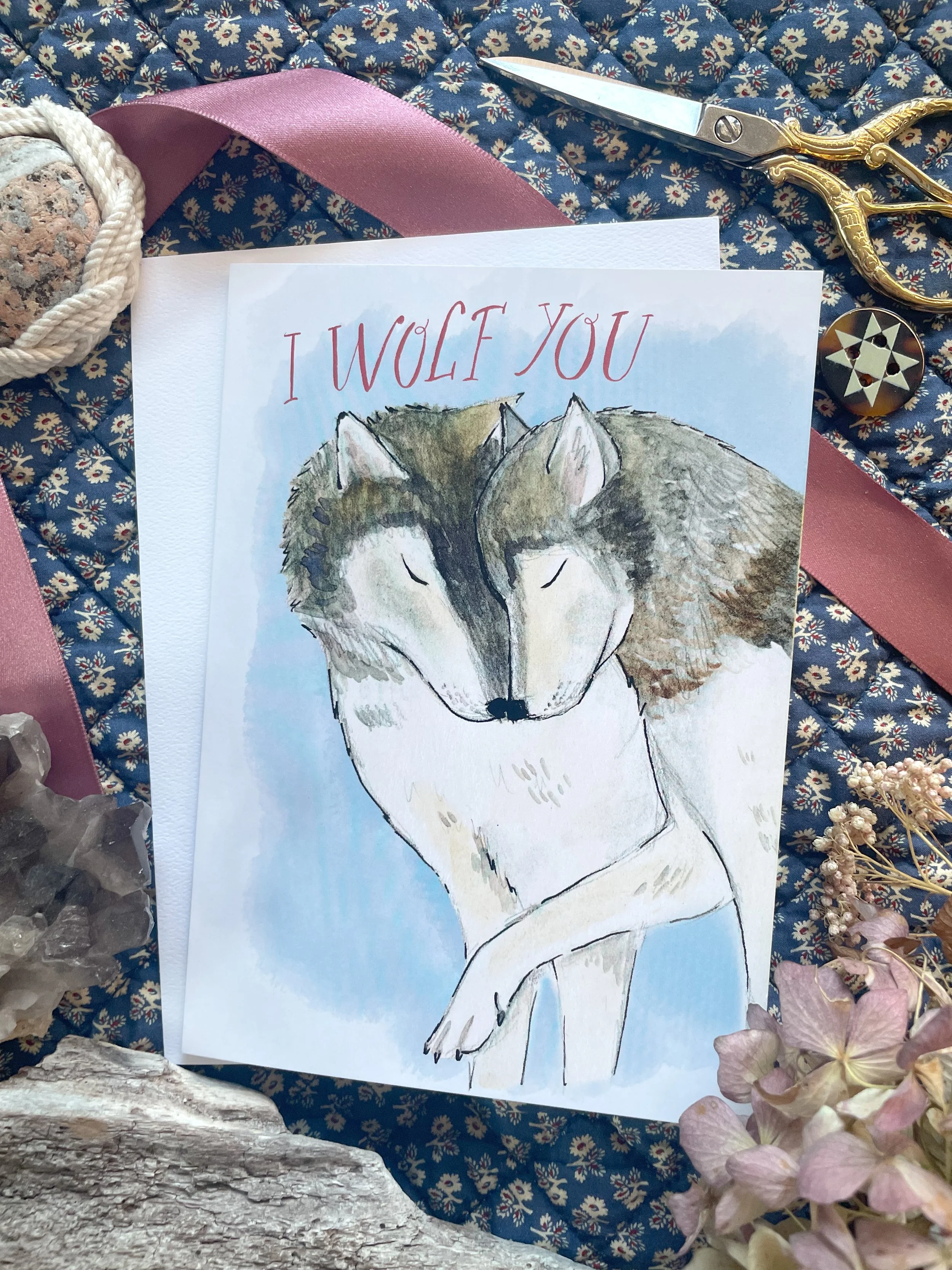 "I Wolf You" Card