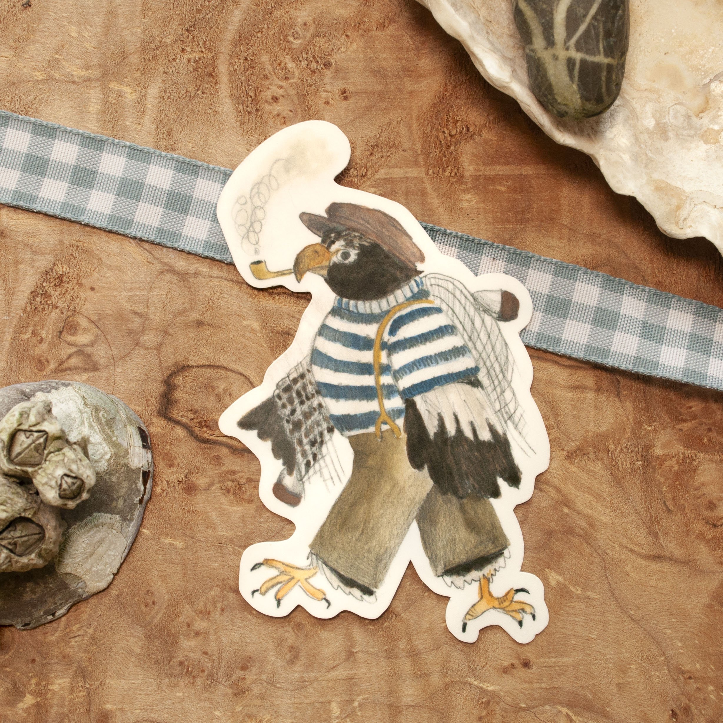 Salty Sea Eagle Sticker