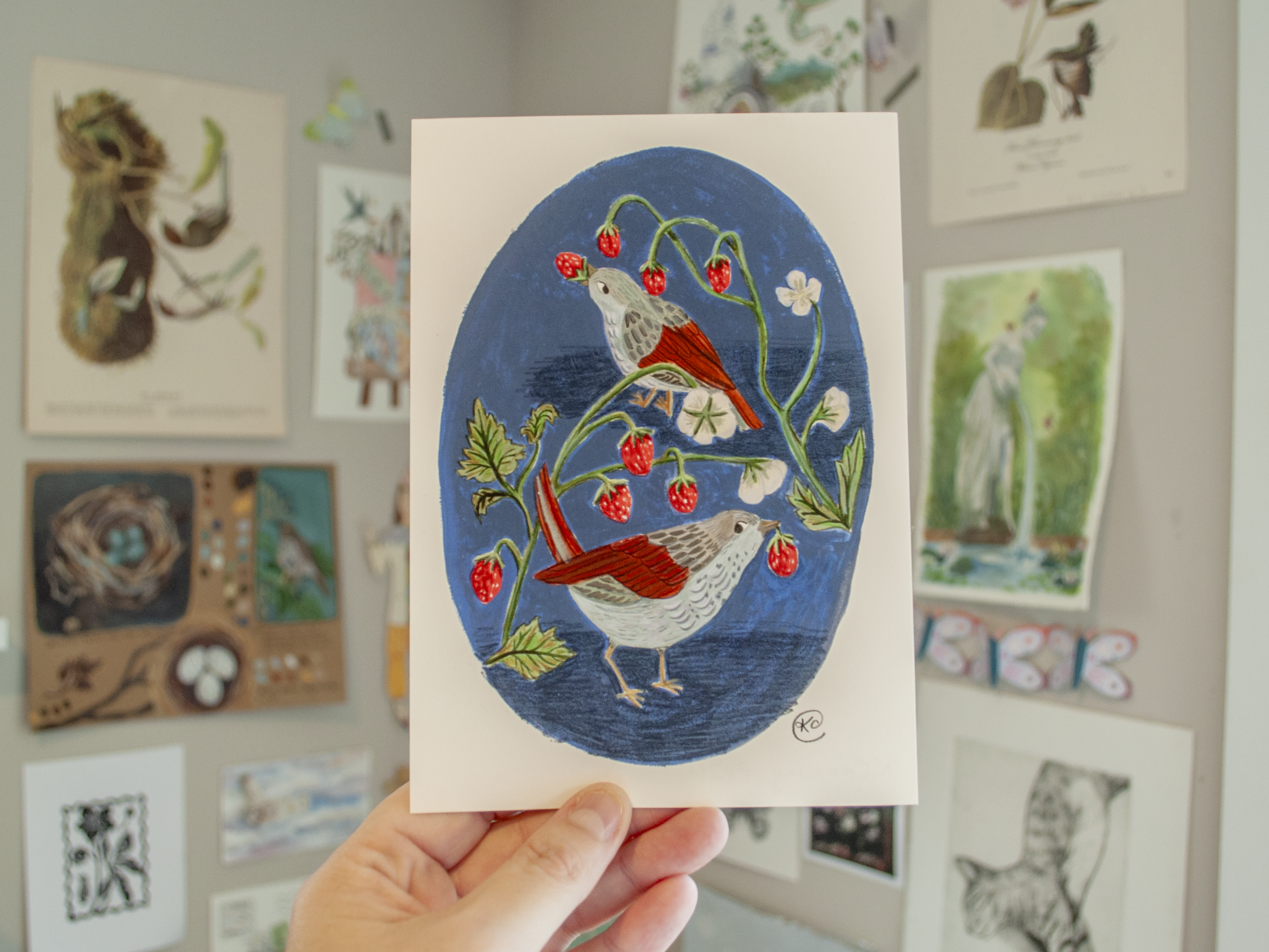 Strawberry Thieves Print