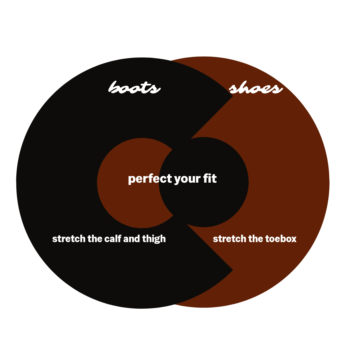 Shoe + Boot Stretching