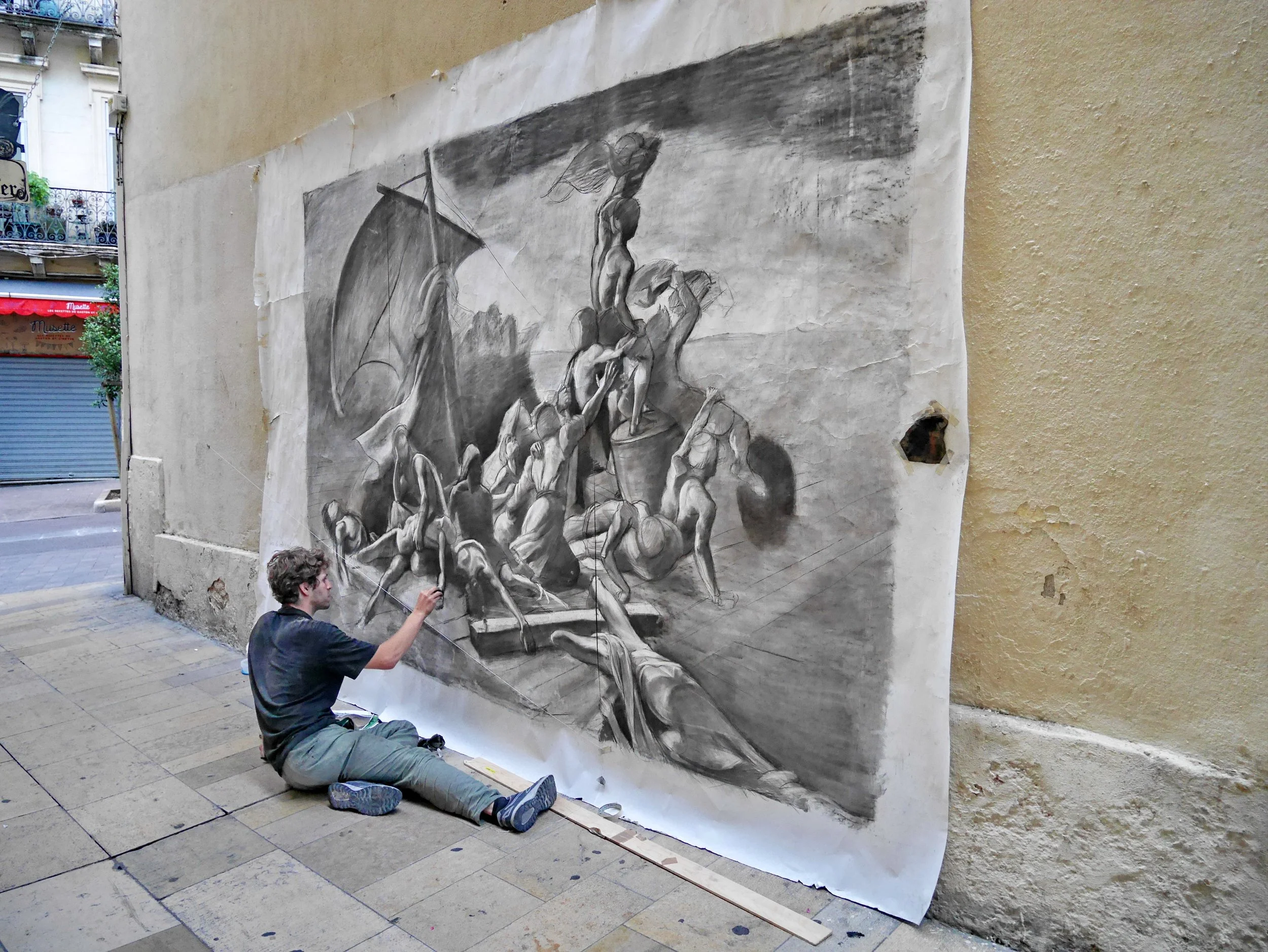 Street Artist at Work