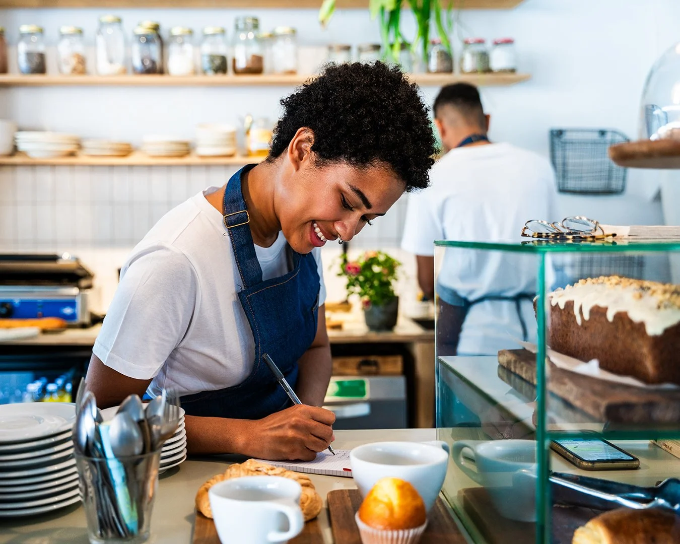 Young business women needing help with work