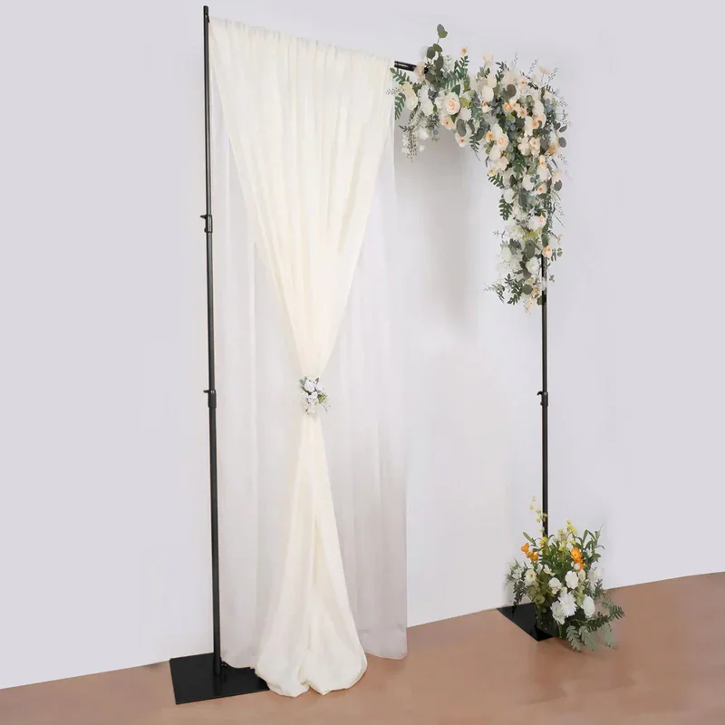 Elegant Black Event Arch