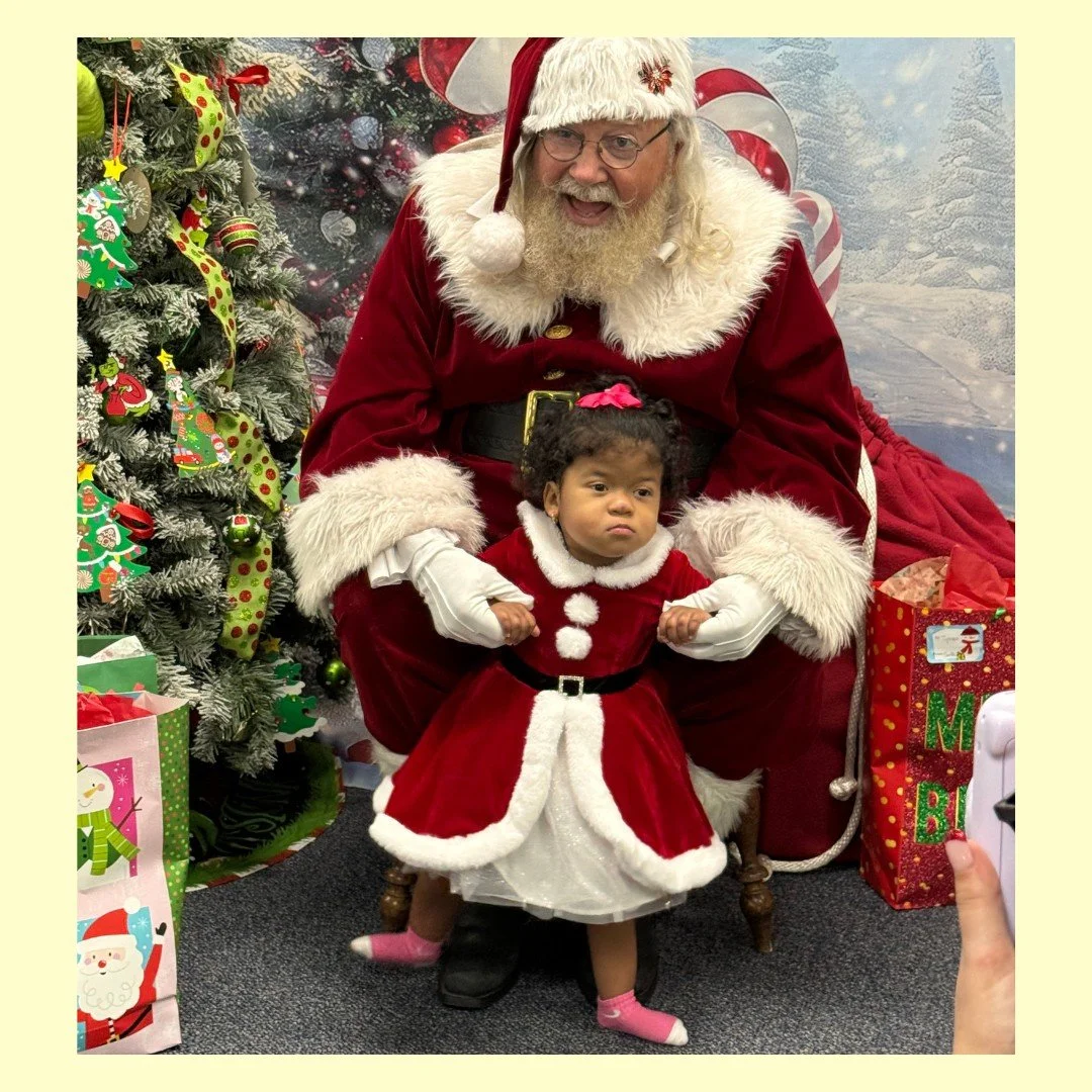 Moments like these are what the holiday season is all about! Santa&rsquo;s visit to the PPEC brought so much joy to our kiddos 🎄❣️