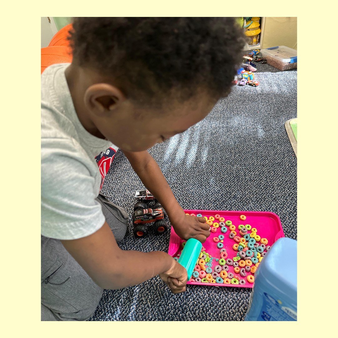 Crunching, scooping, rolling, and playing our way through therapy 🛻🌈
Sensory play + fine motor fun = the sweetest kind of learning!