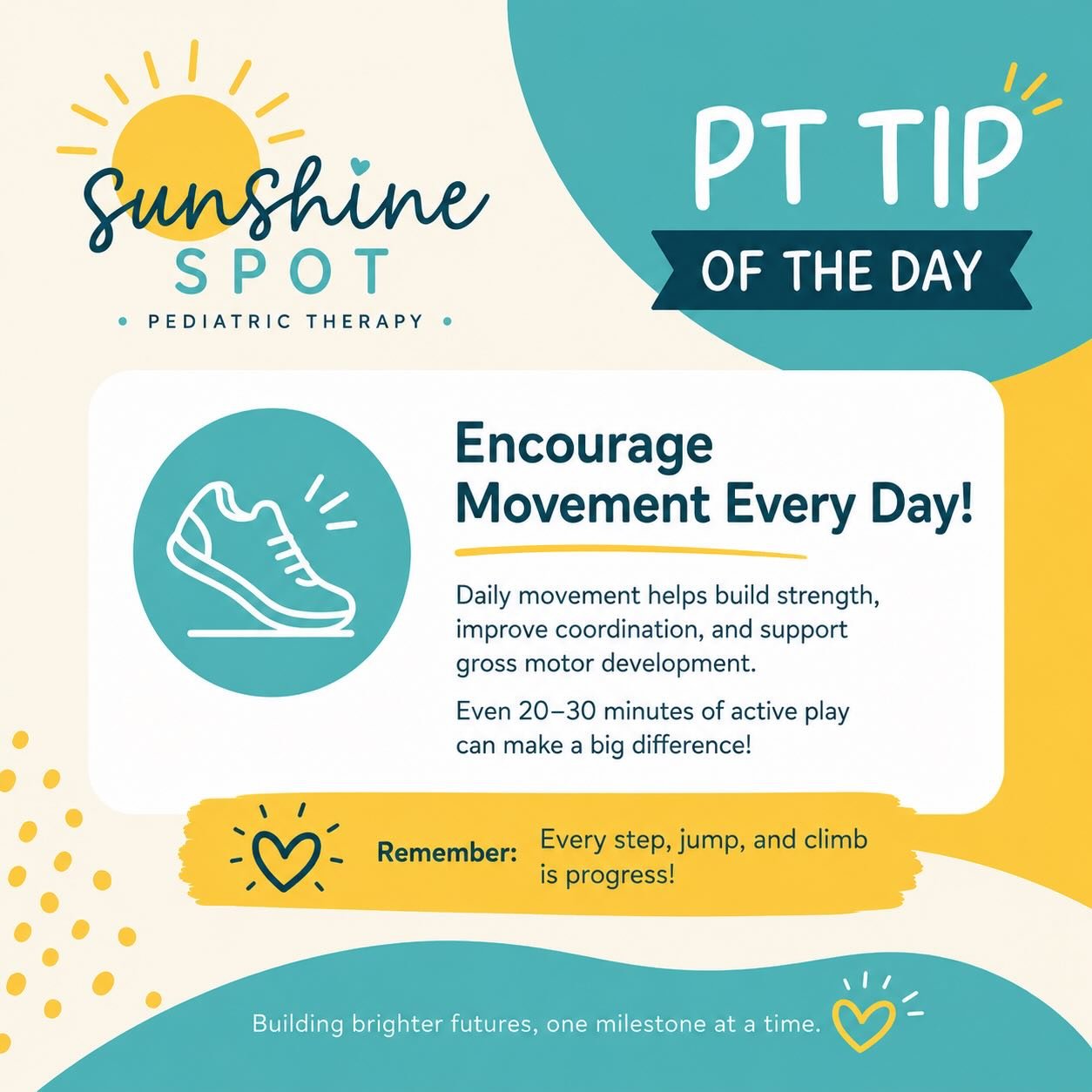 Movement matters &mdash; and even the smallest steps are worth celebrating 💛✨