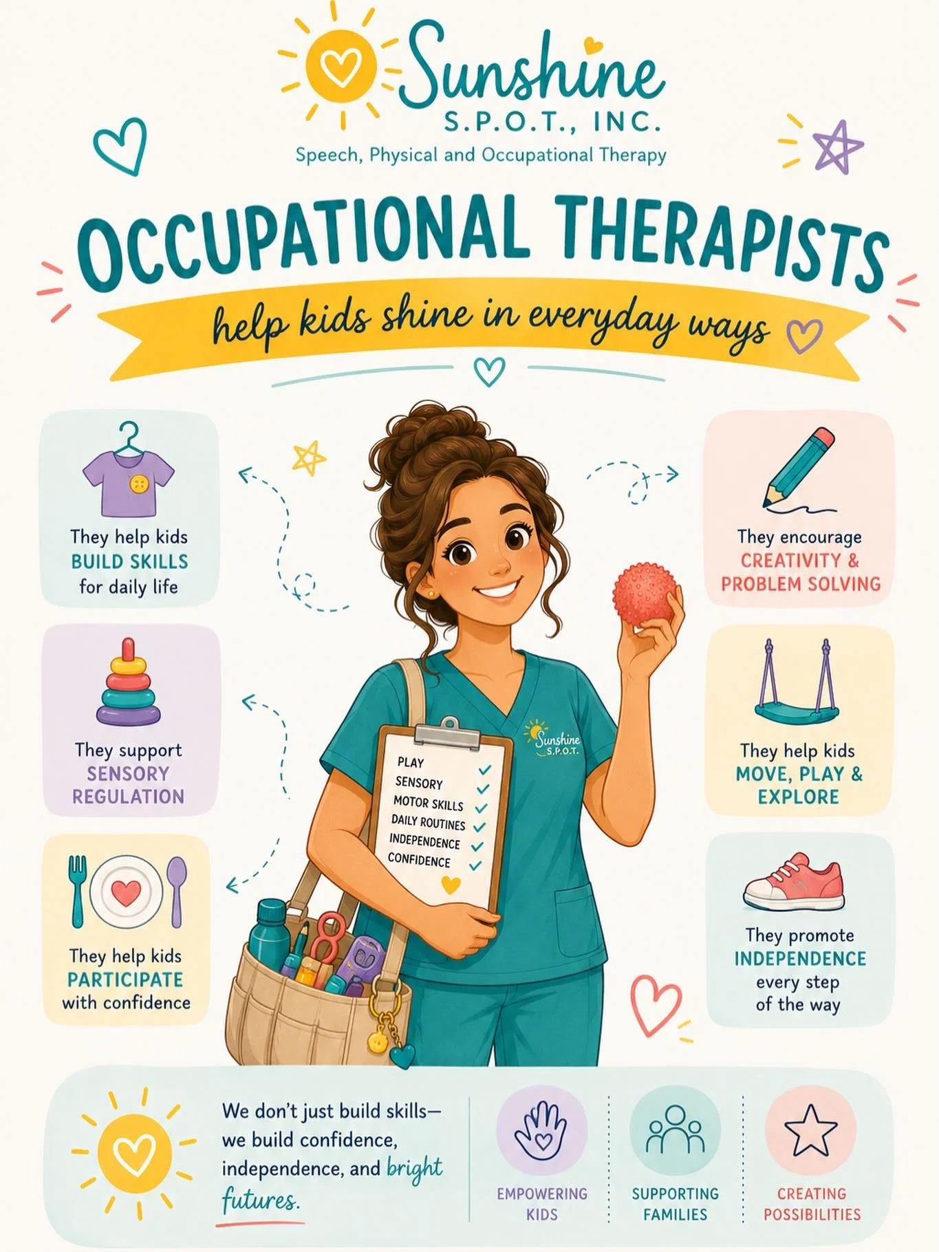 Occupational therapists help turn everyday moments into big victories 💛✨