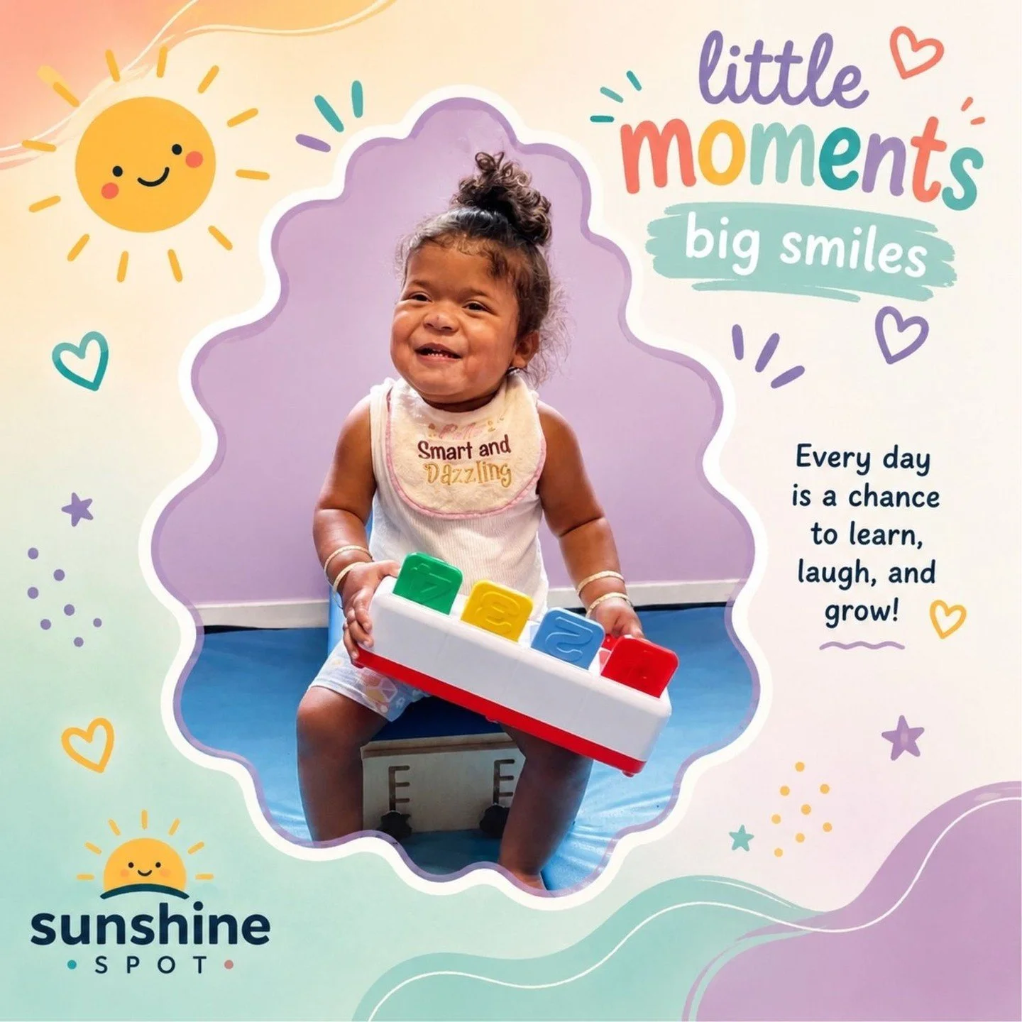 A smile, a toy, and a whole lot of learning! ✨
