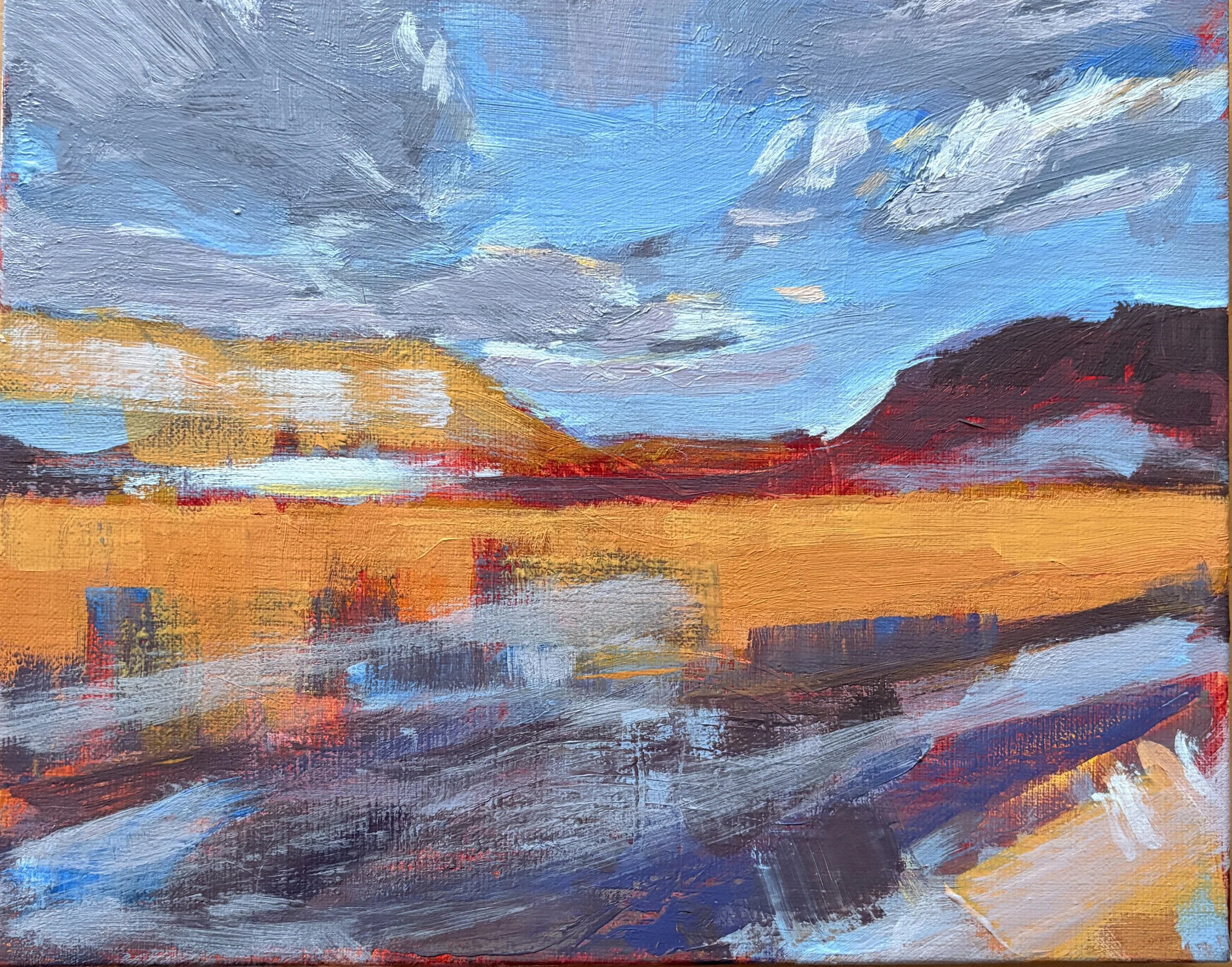 Cape Storm, 2026, Acrylic on Linen, 8x10 inches | $150