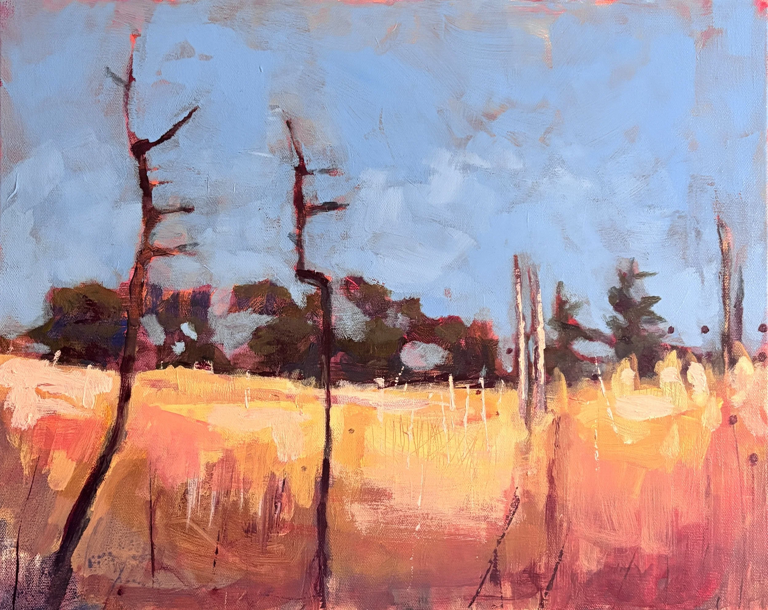 For Healing of Body and Mind (Mi Shebeirach), 2025, Acrylic on Canvas, 16x20 inches | $700