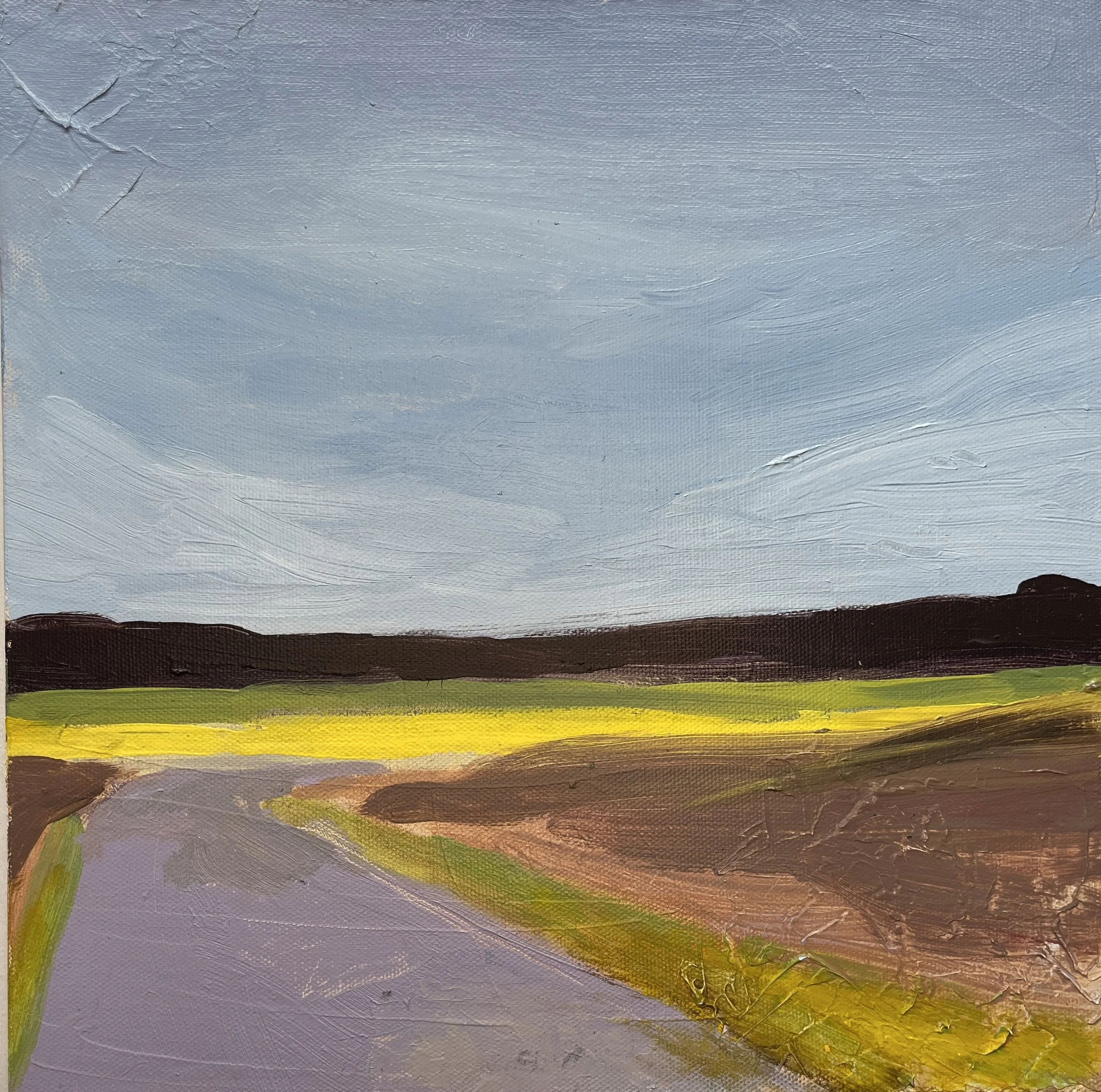 Czech Village, 2024, Acrylic on canvas 12x12 inches | $450