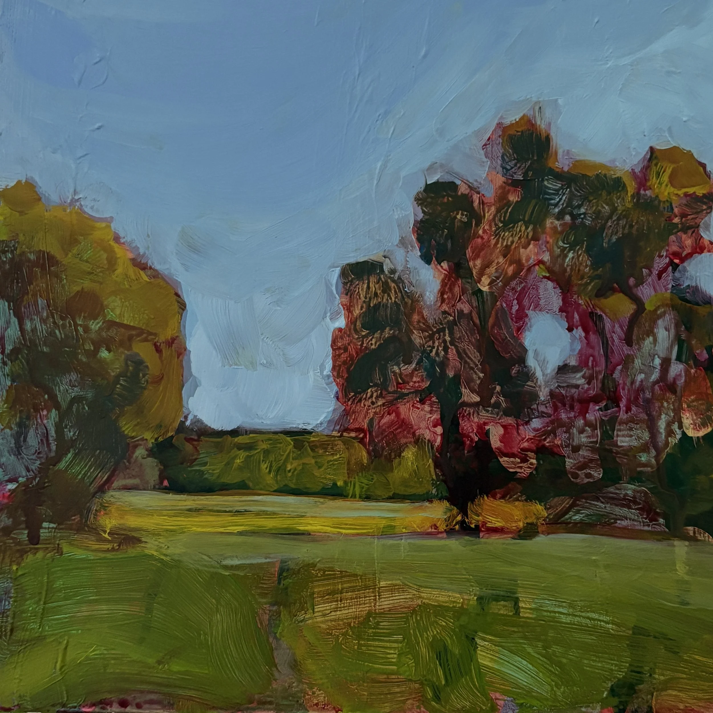 Iluminated, 2025, Acrylic on Panel 8x8 inches | $250