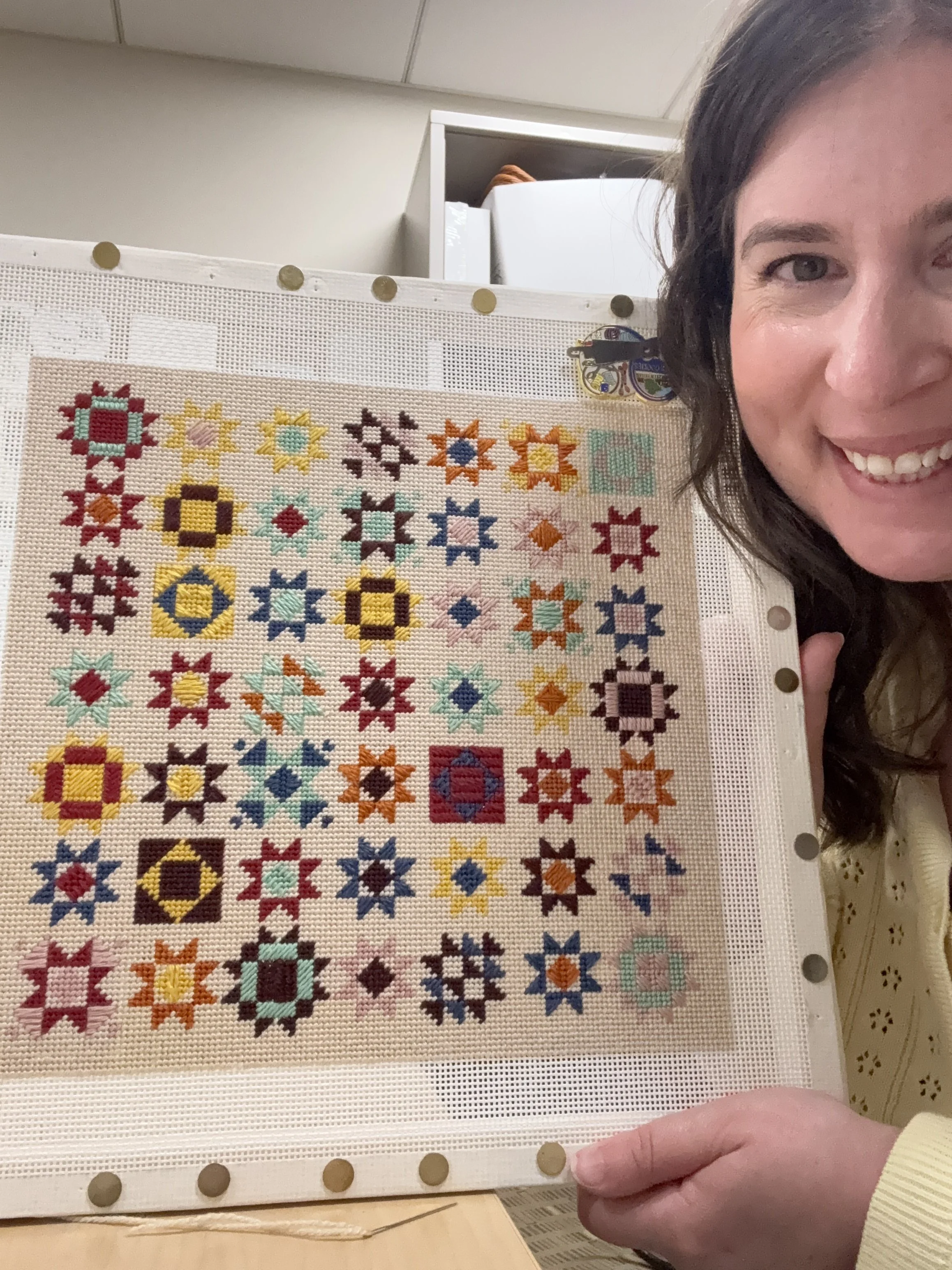 49 day Omer counting needlepoint canvas