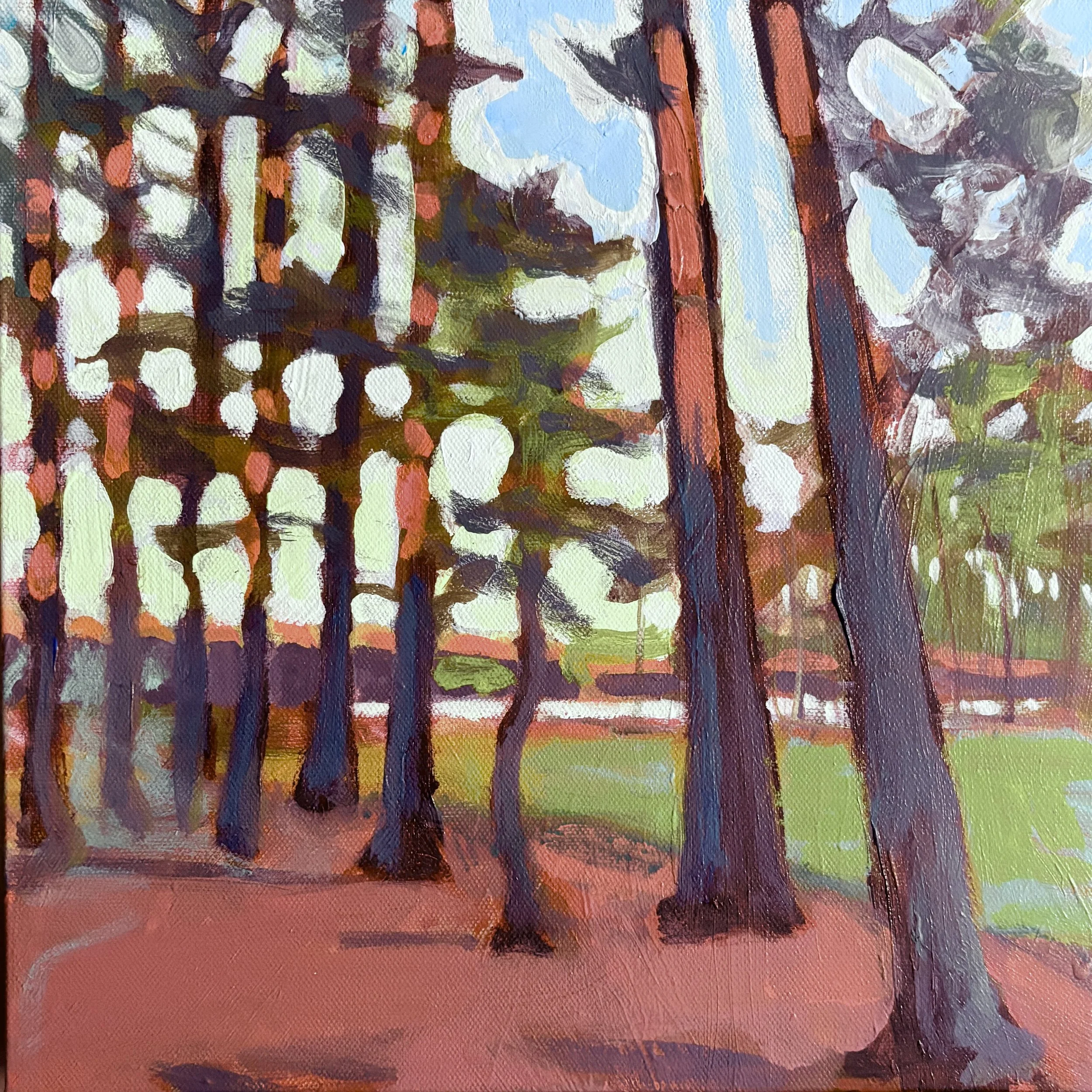 Forest for the Trees, 2025, Acrylic on Canvas, 12x12 inches | $250
