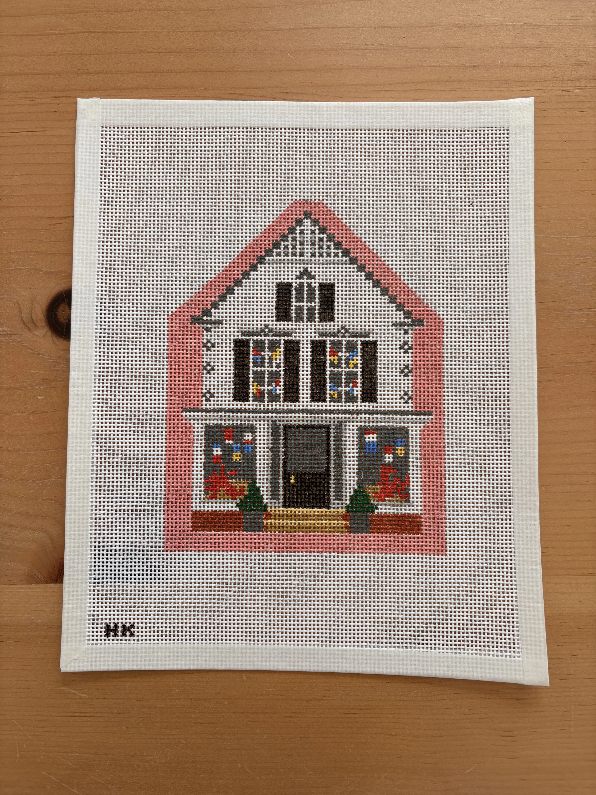 Lighthouse Keeper's Pantry | Hand-Painted Needlepoint Canvas 13 Mesh | 5.75 × 7" - Available in Store 