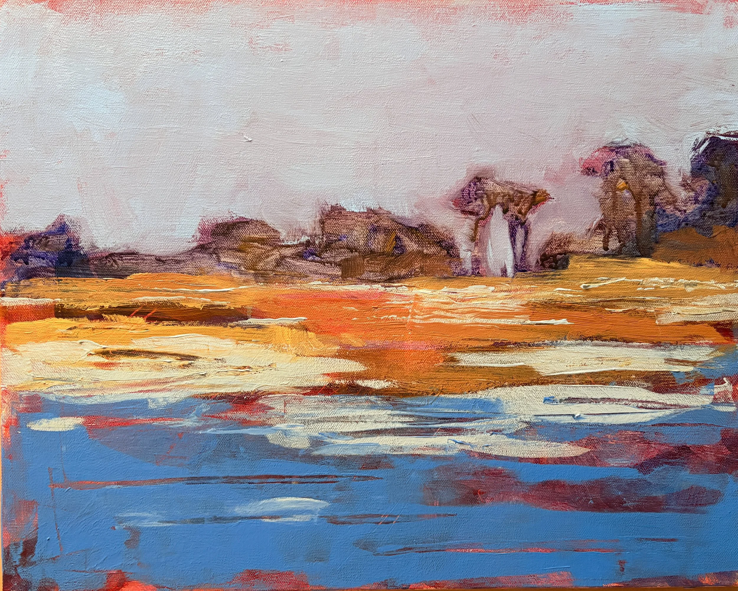 Fire and Ice, 2026, Acrylic on Canvas, 16x20 inches | $600