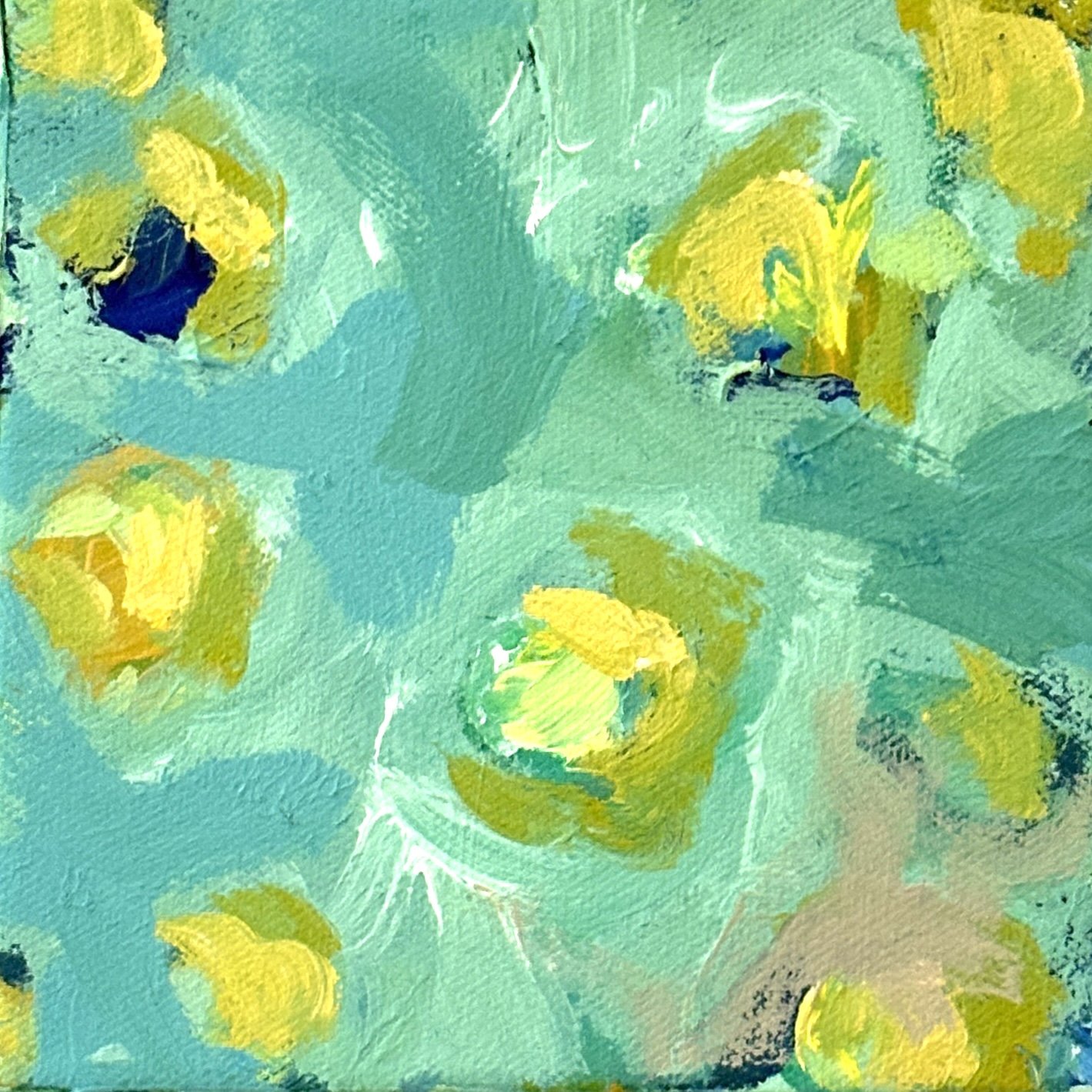 [SOLD] Taylor Swift [Self Titled], 2025, Acrylic on Canvas, 6x6 inches | $75

"He said the way my blue eyes shined
| Put those Georgia stars to shame that night
| I said, "That's a lie""
-Tim McGraw by Taylor Swift 
