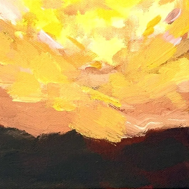 Fearless, 2025, Acrylic on Canvas, 6x6 inches | $75

"'Cause I don't know how it gets better than this" 
-Fearless by Taylor Swift 