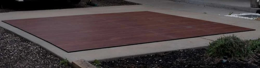 18x18 Dance Floor for Wedding in Fort Lupton, Colorado