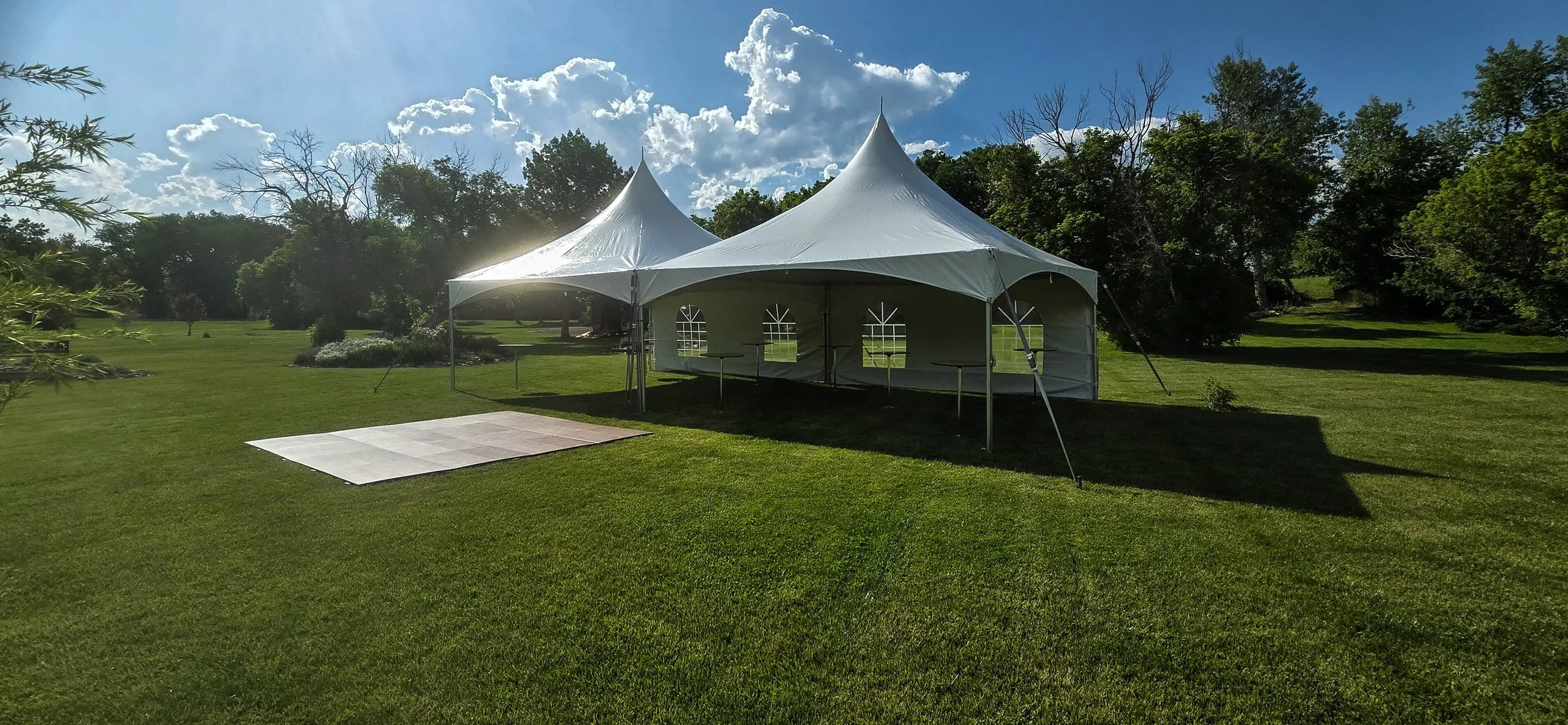20x40 Wedding Tent @ Desiderata Ranch in Longmont, Colorado