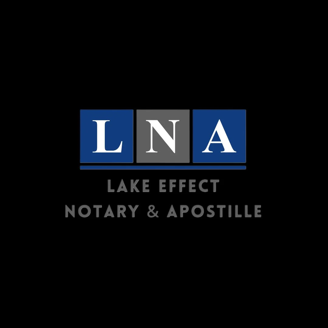 Lake Effect Notary &amp; Apostille