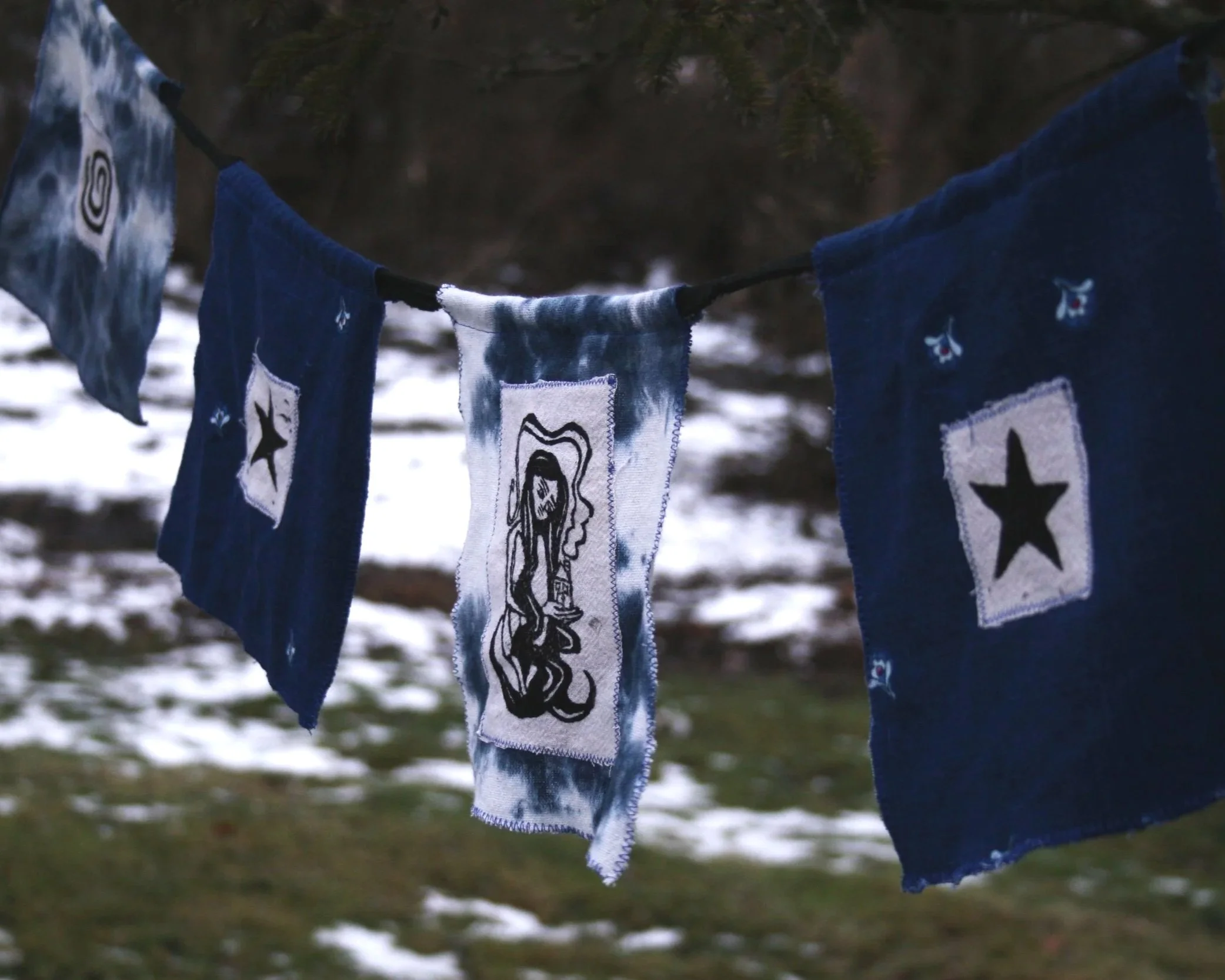 Dreamer Print Prayer Flags
