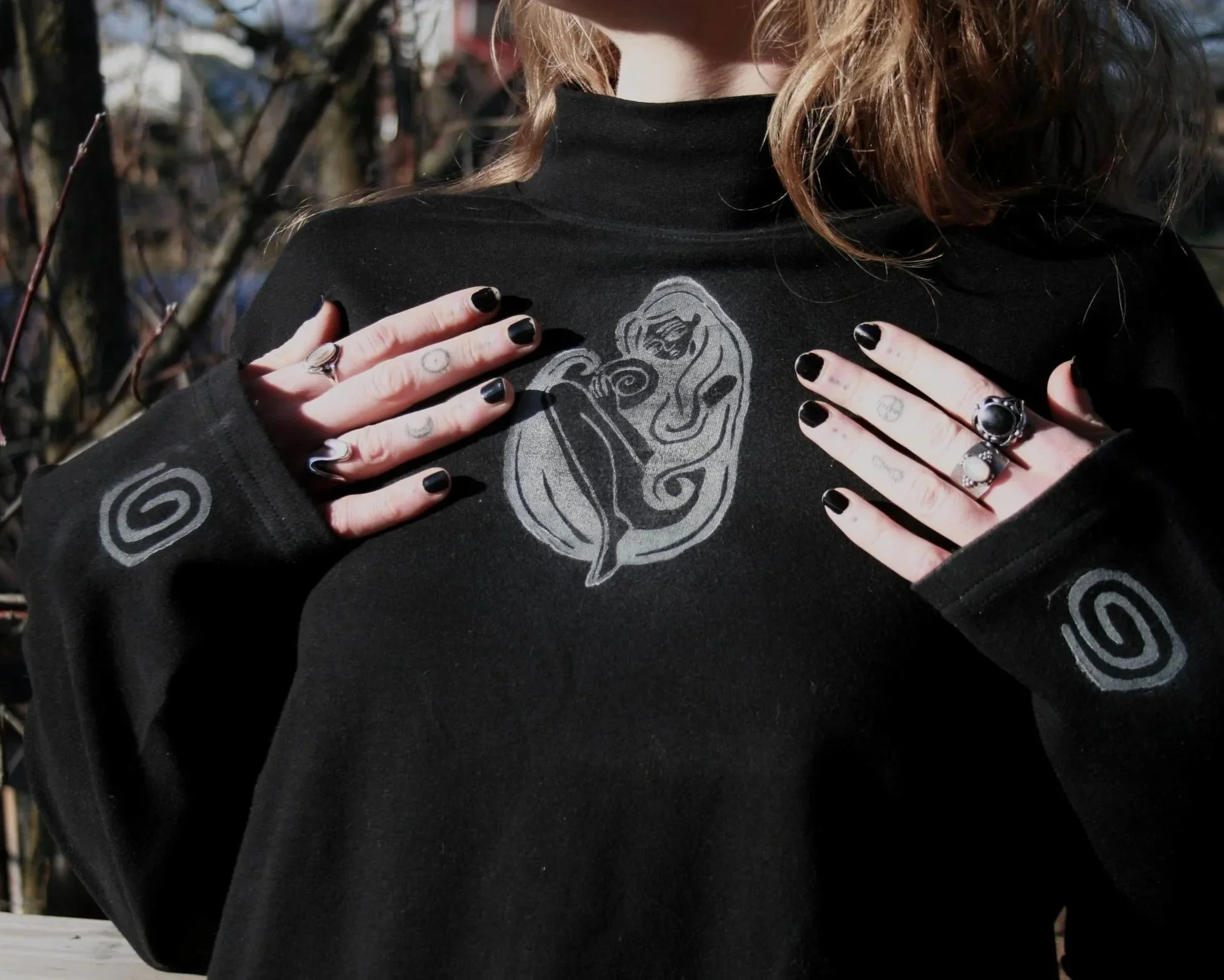 Dreamer Print Turtle Neck (XL)