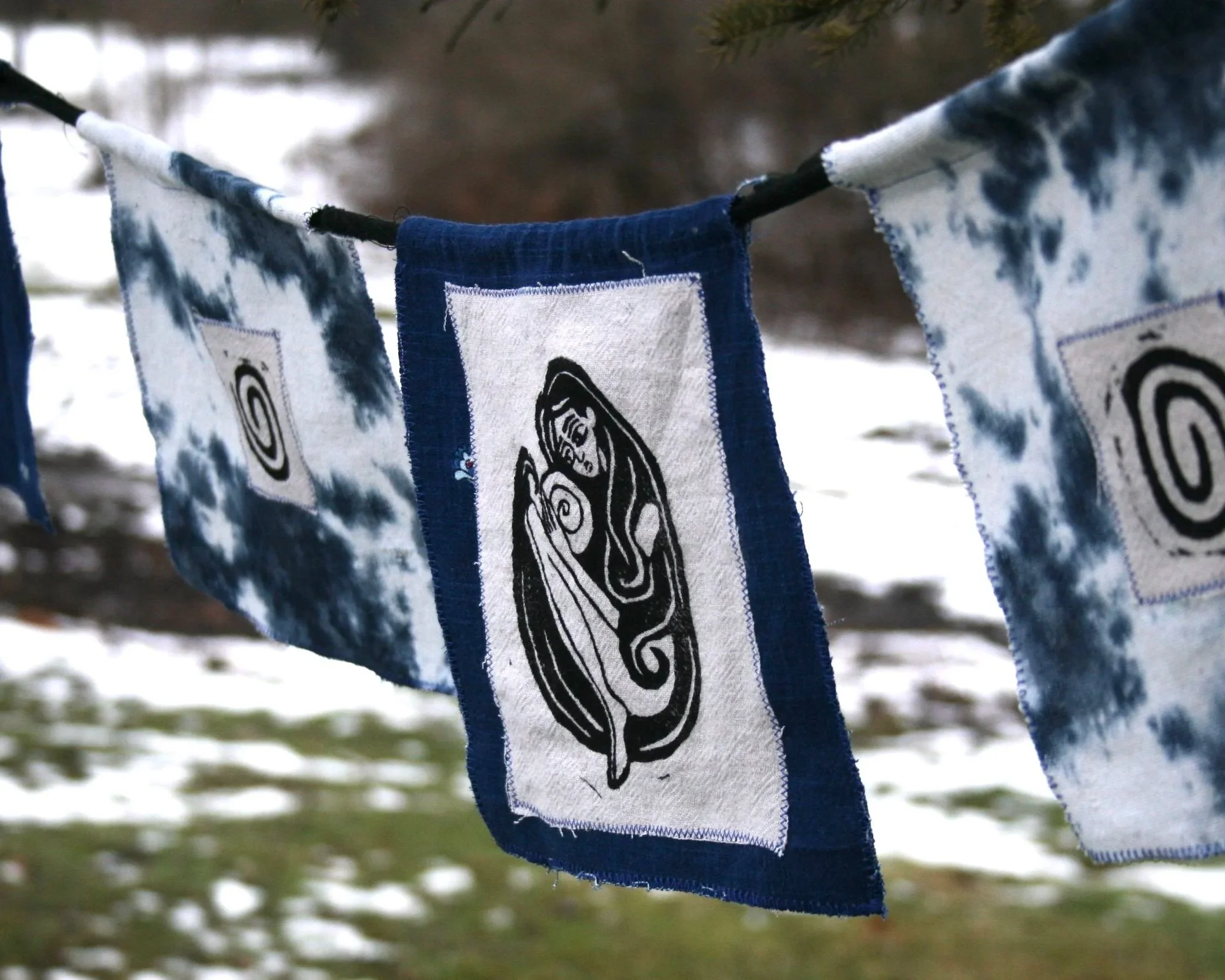 Dreamer Print Prayer Flags