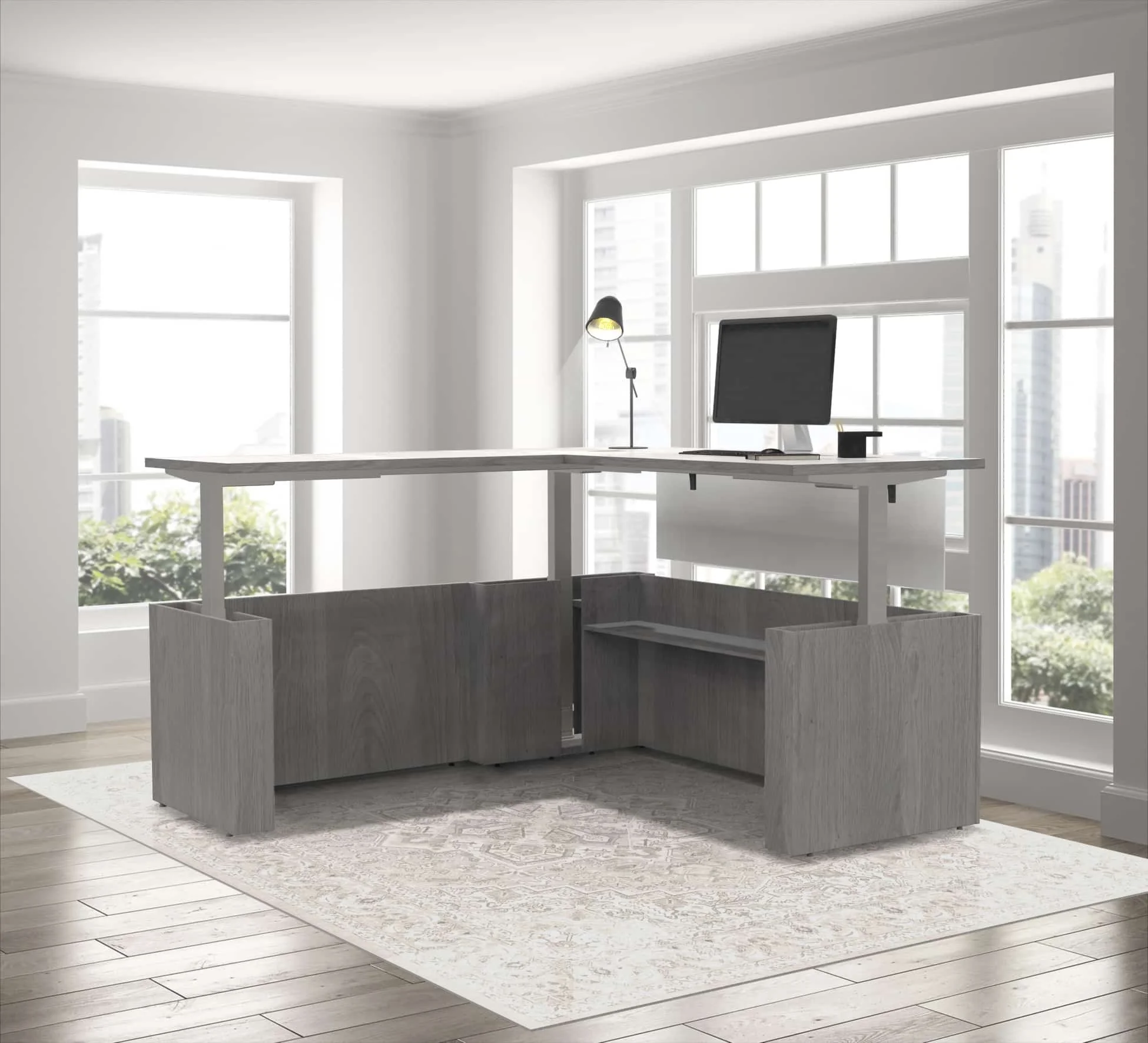 CS-Premiere Sit Stand L Desk — view 3