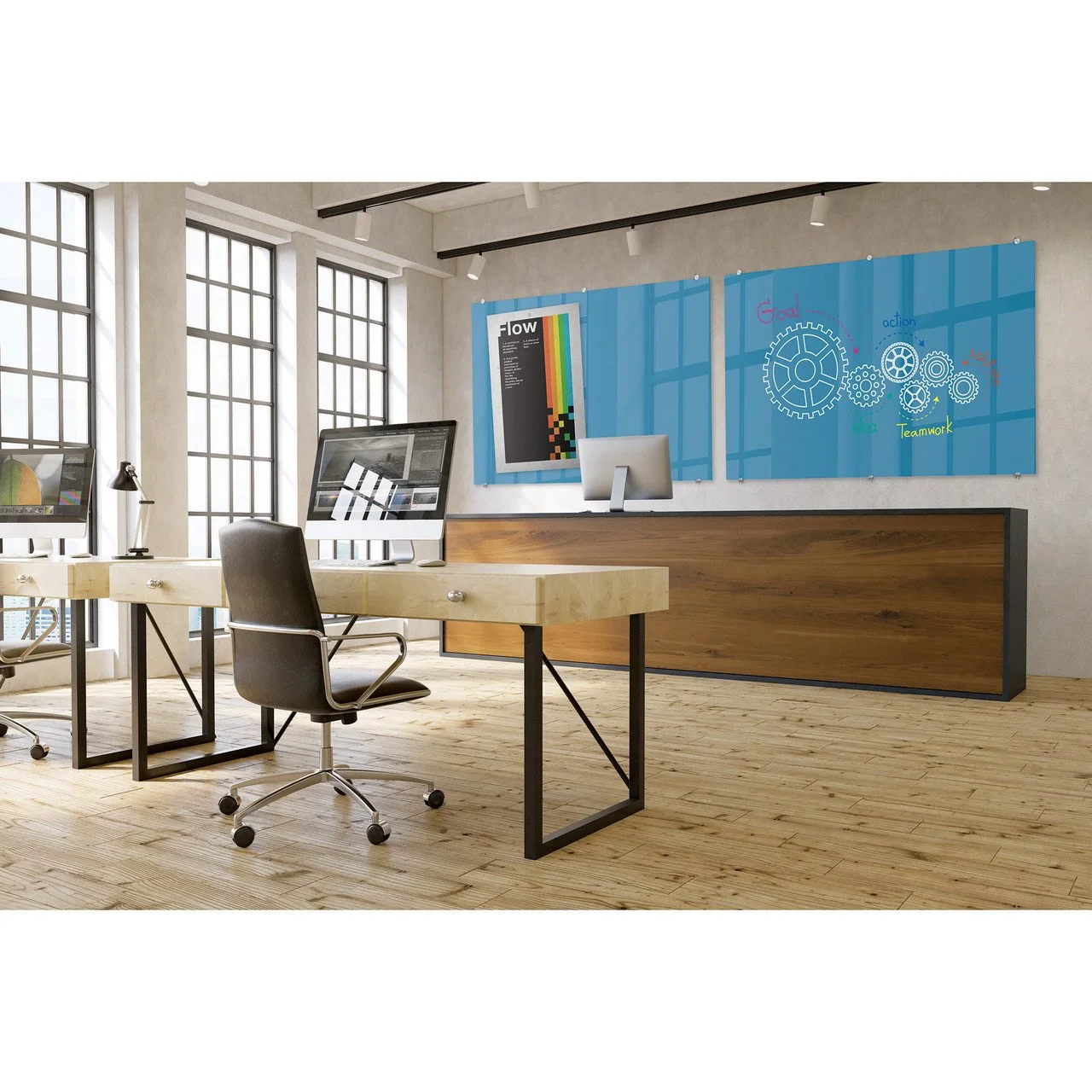 CSL-2 Magnetic Glass White Board — view 5