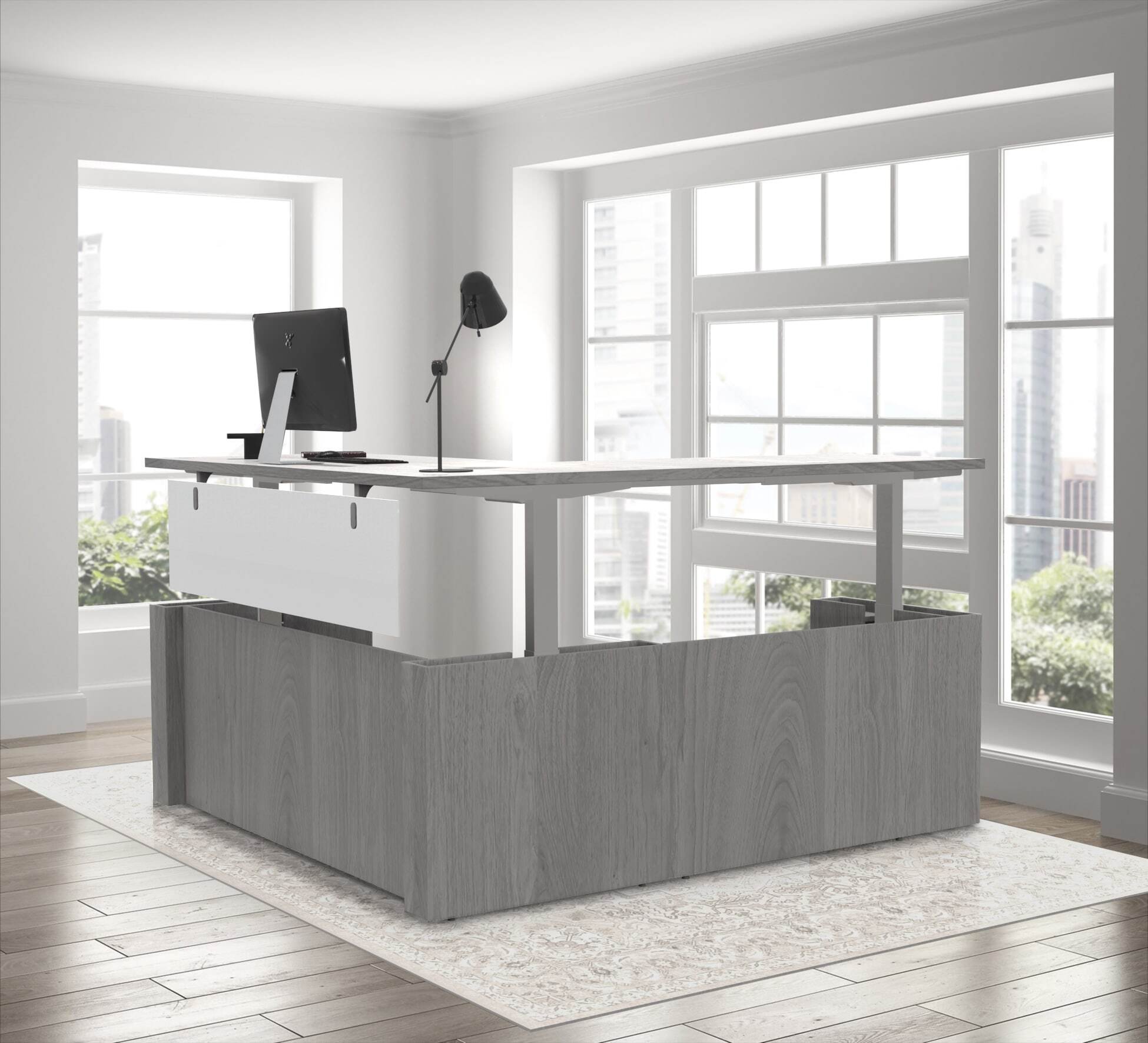 CS-Premiere Sit Stand L Desk — view 2